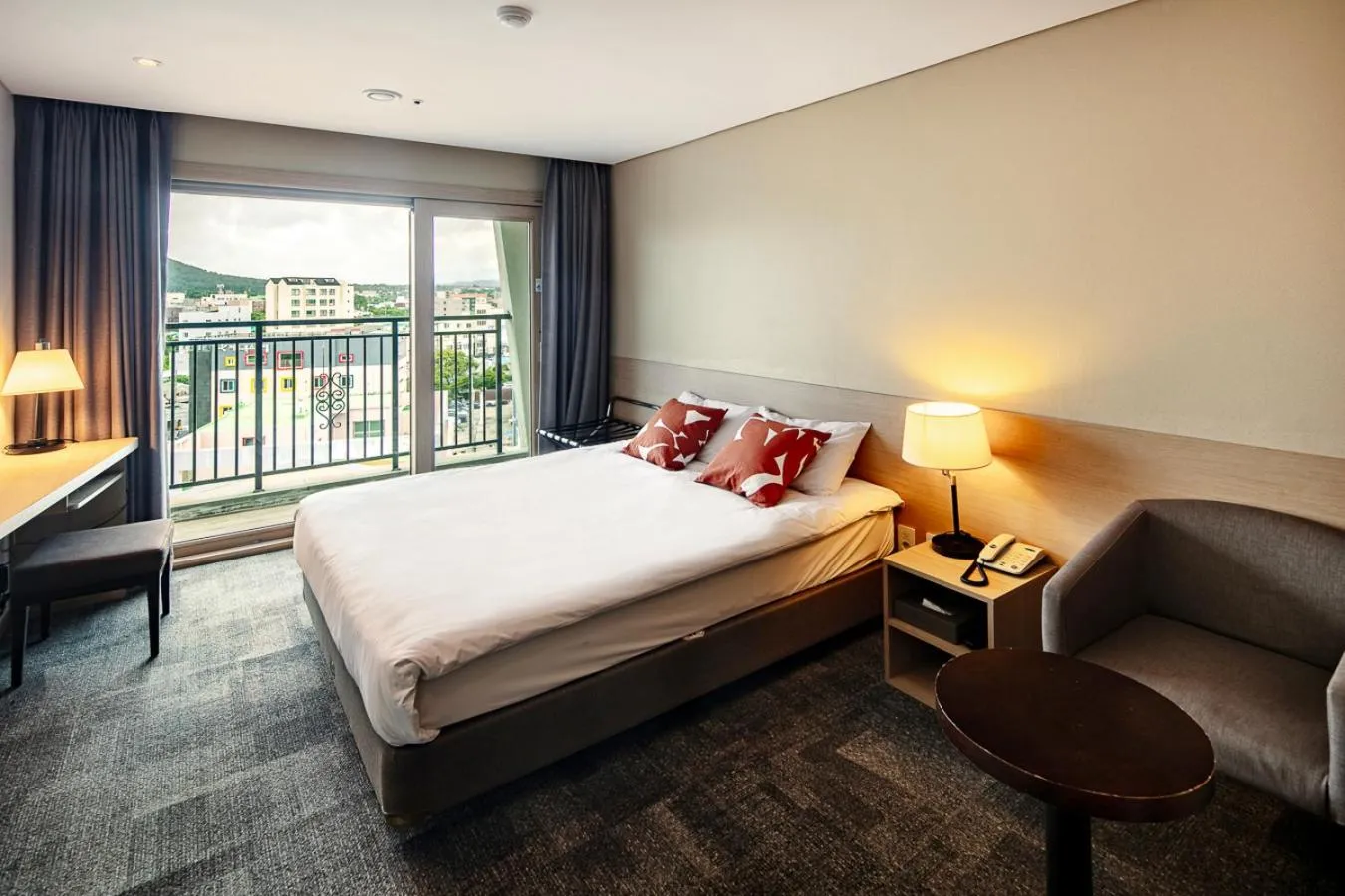 Bedroom, Bed in The Best Jeju Seongsan