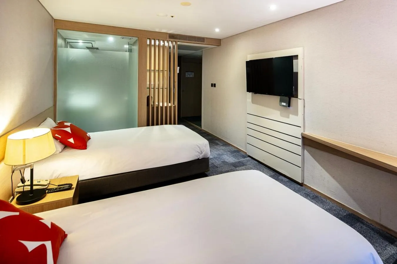 Bedroom, Bed in The Best Jeju Seongsan