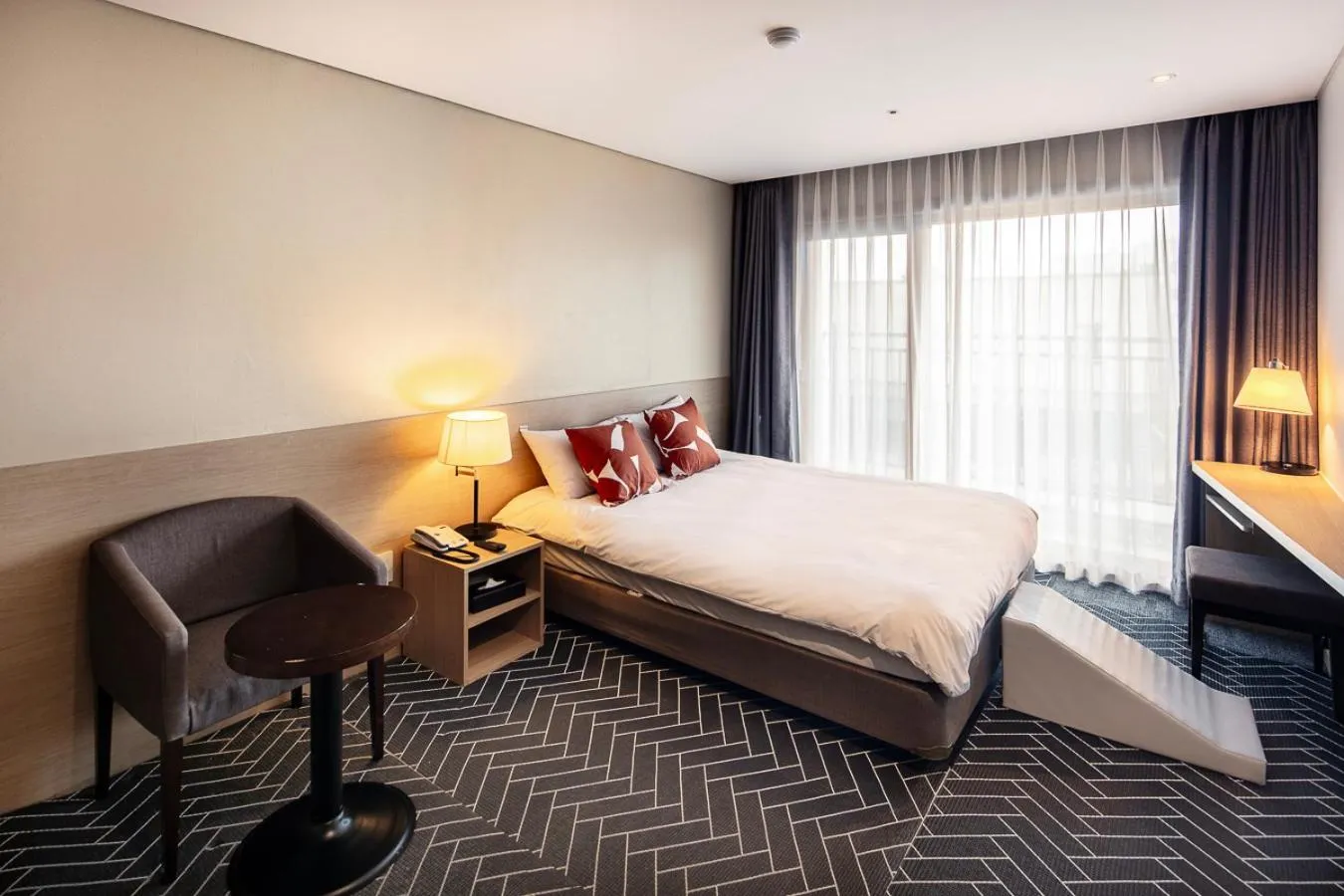 Bedroom, Bed in The Best Jeju Seongsan