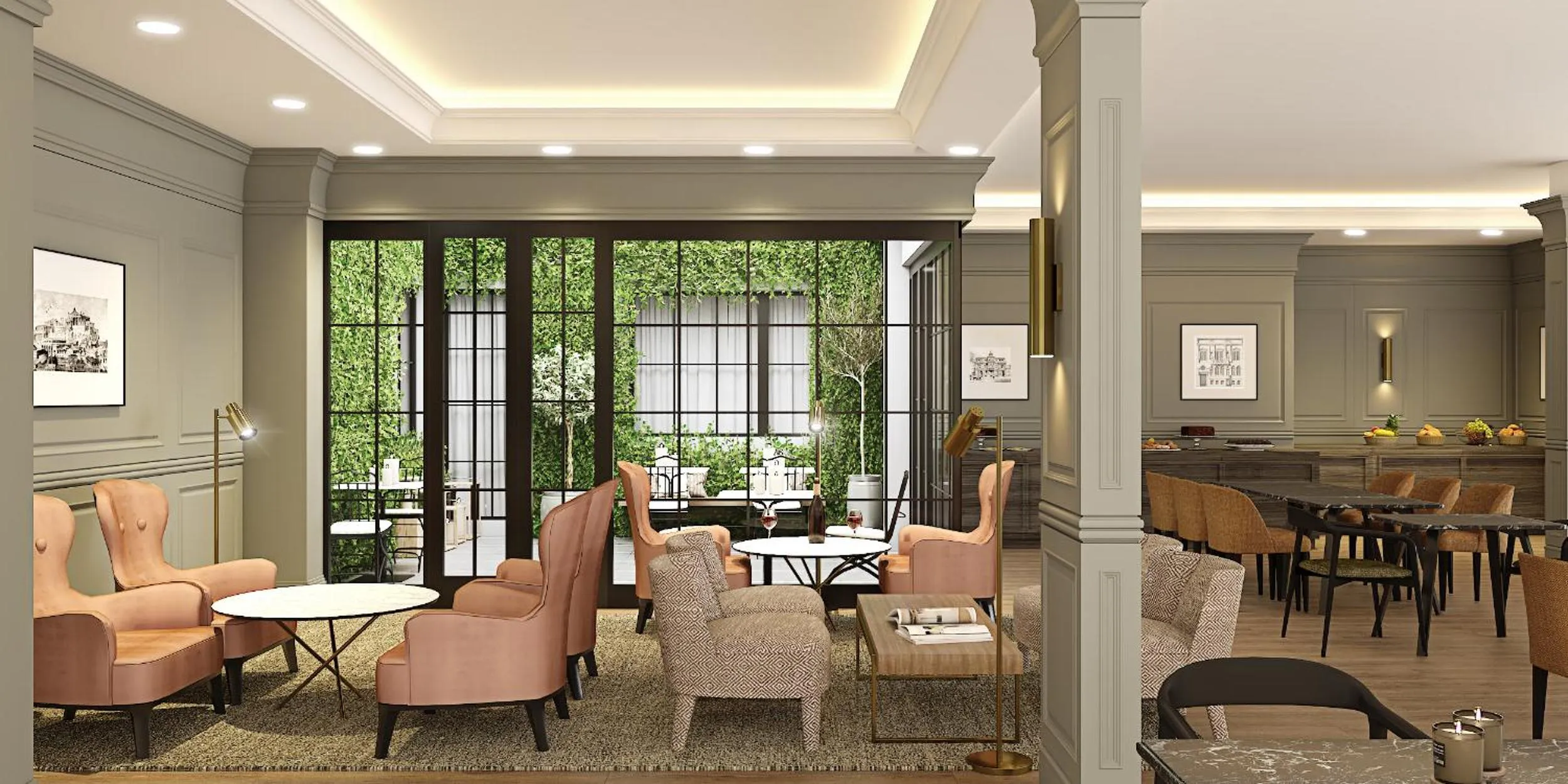 Lounge or bar in Hotel Avenue Louise Brussels Trademark Collection by Wyndham
