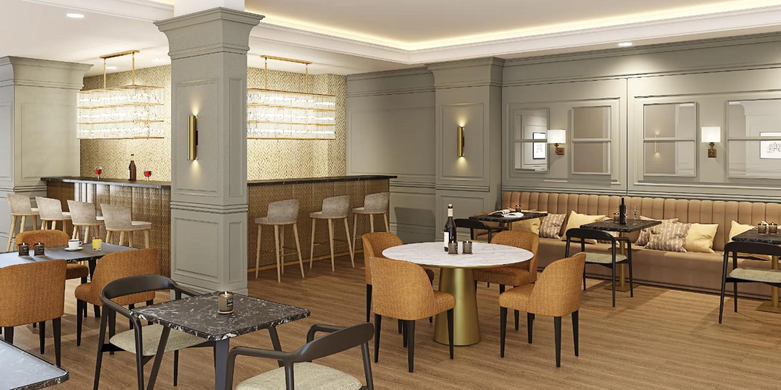 Restaurant/places to eat in Hotel Avenue Louise Brussels Trademark Collection by Wyndham