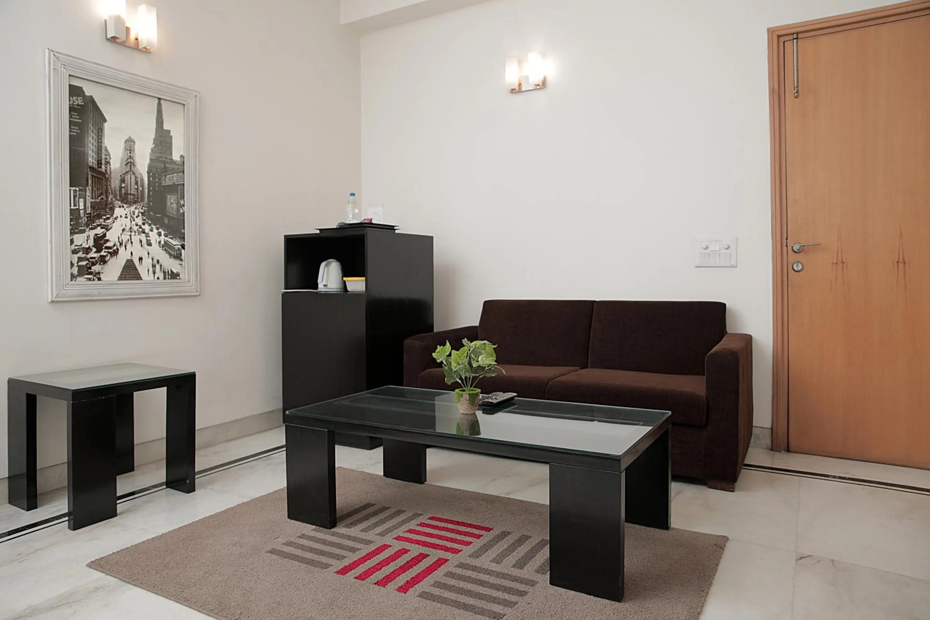 Seating area in Ahuja Residency Cyber City I