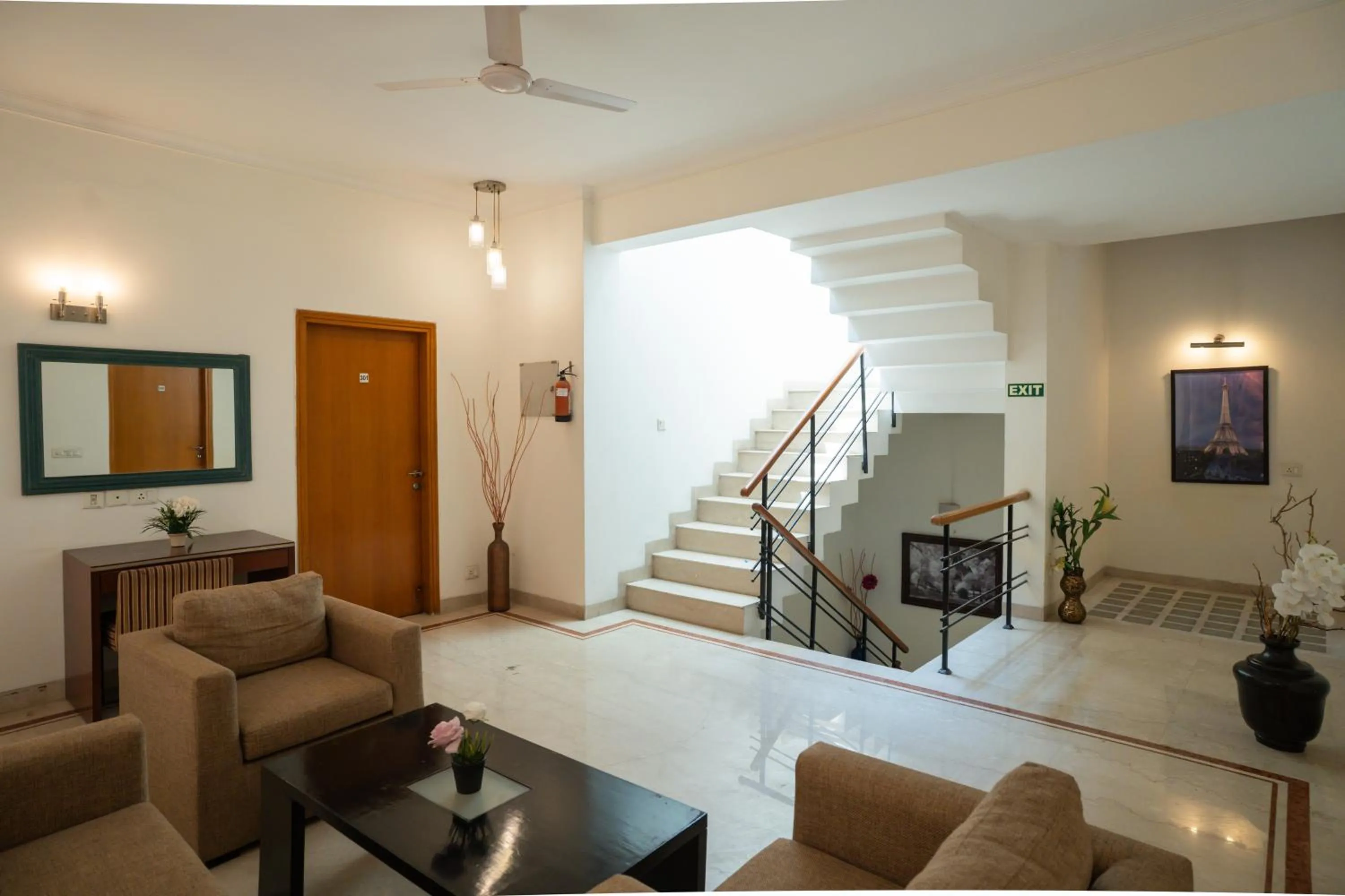 Living room in Ahuja Residency Cyber City I