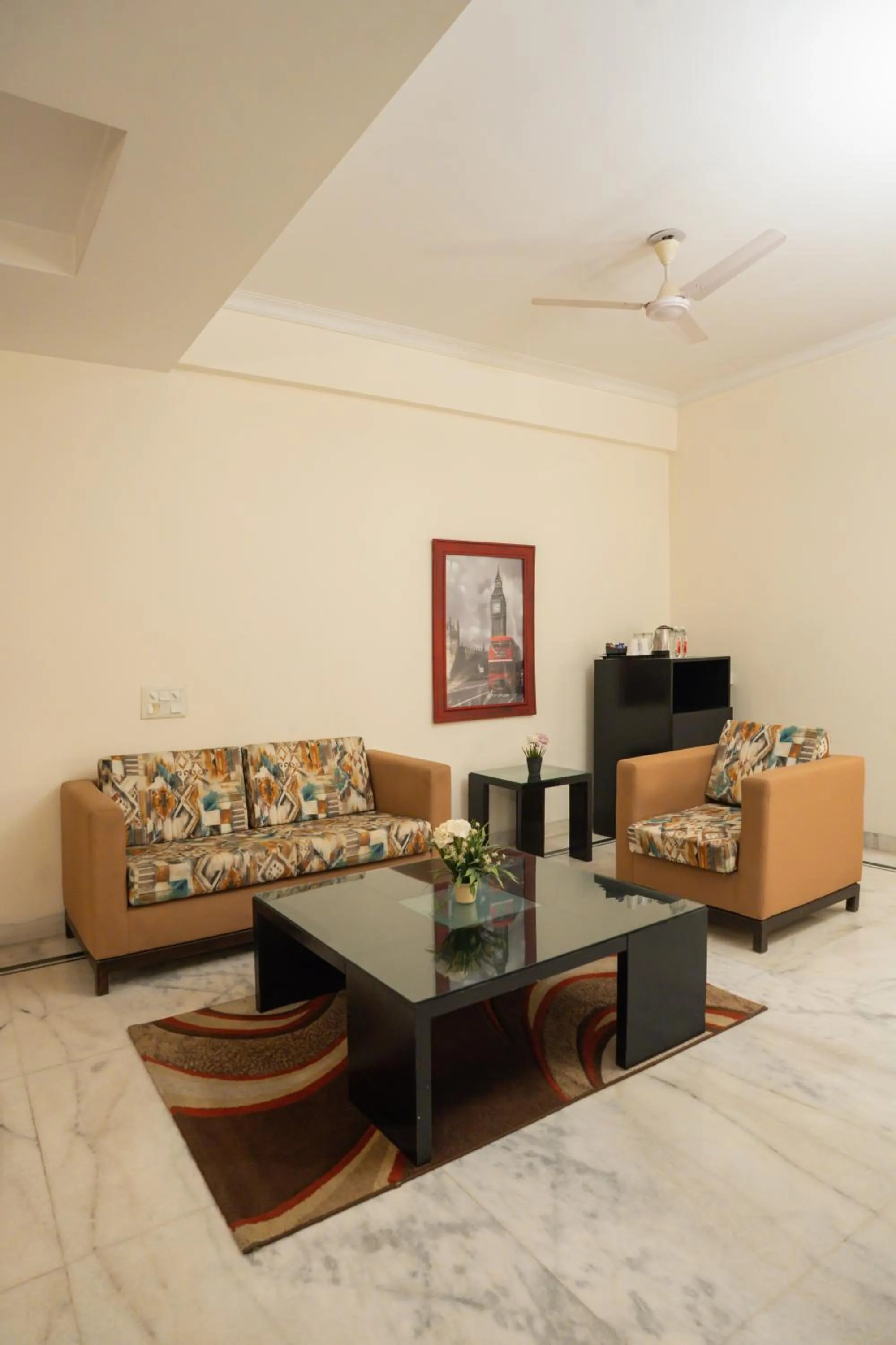 Seating area in Ahuja Residency Cyber City I