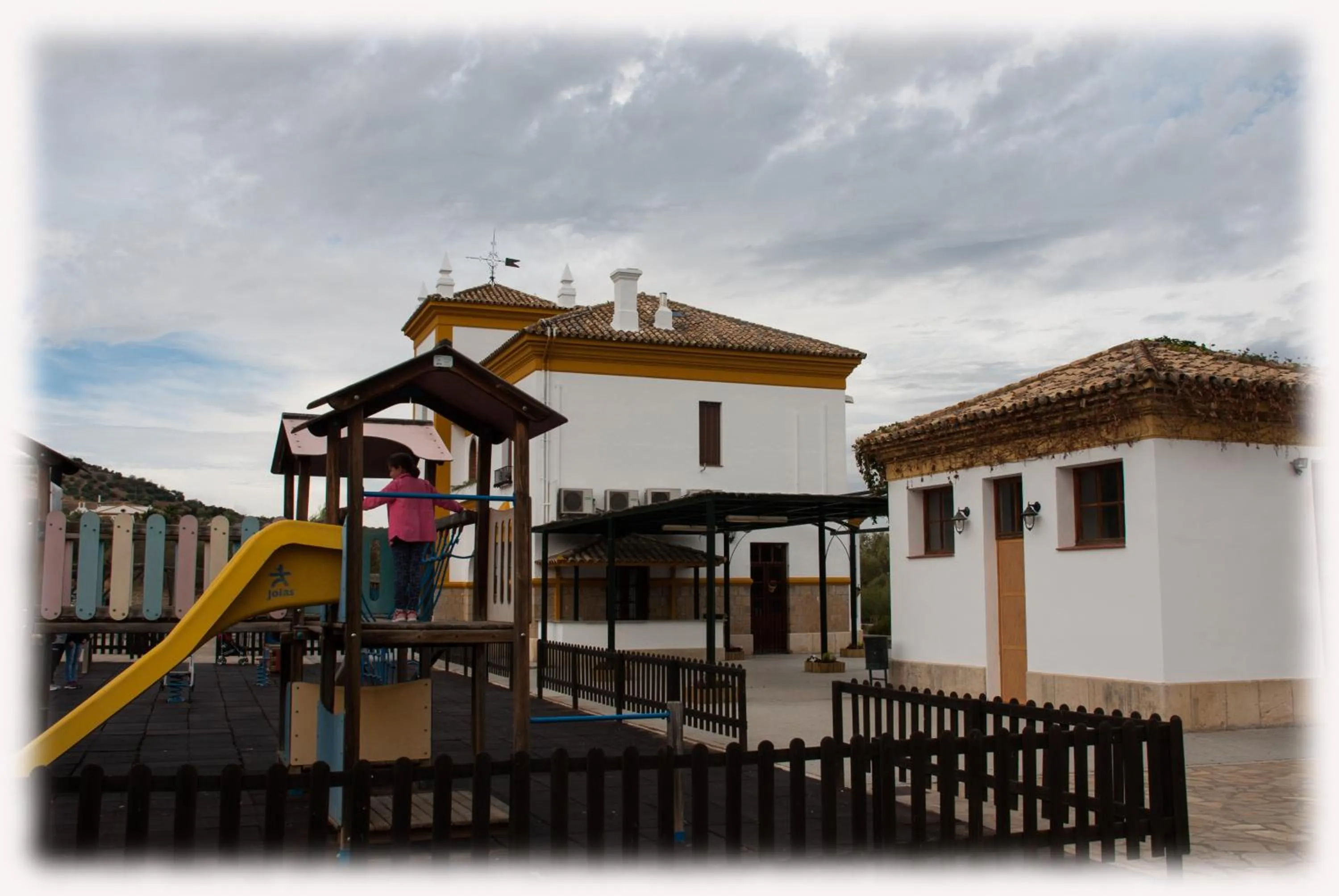 Children play ground, Property Building in Hotel - Restaurante Estación Vía Verde