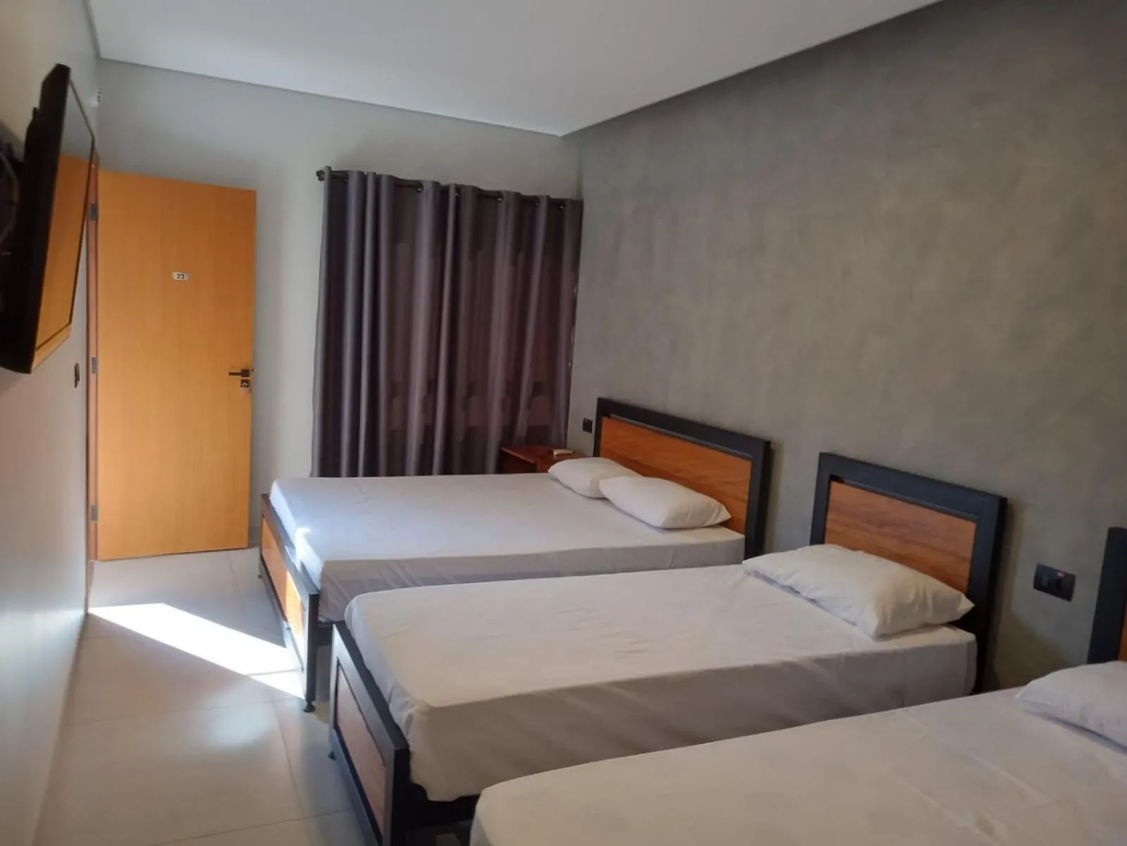 Bed in Hotel Maranhão