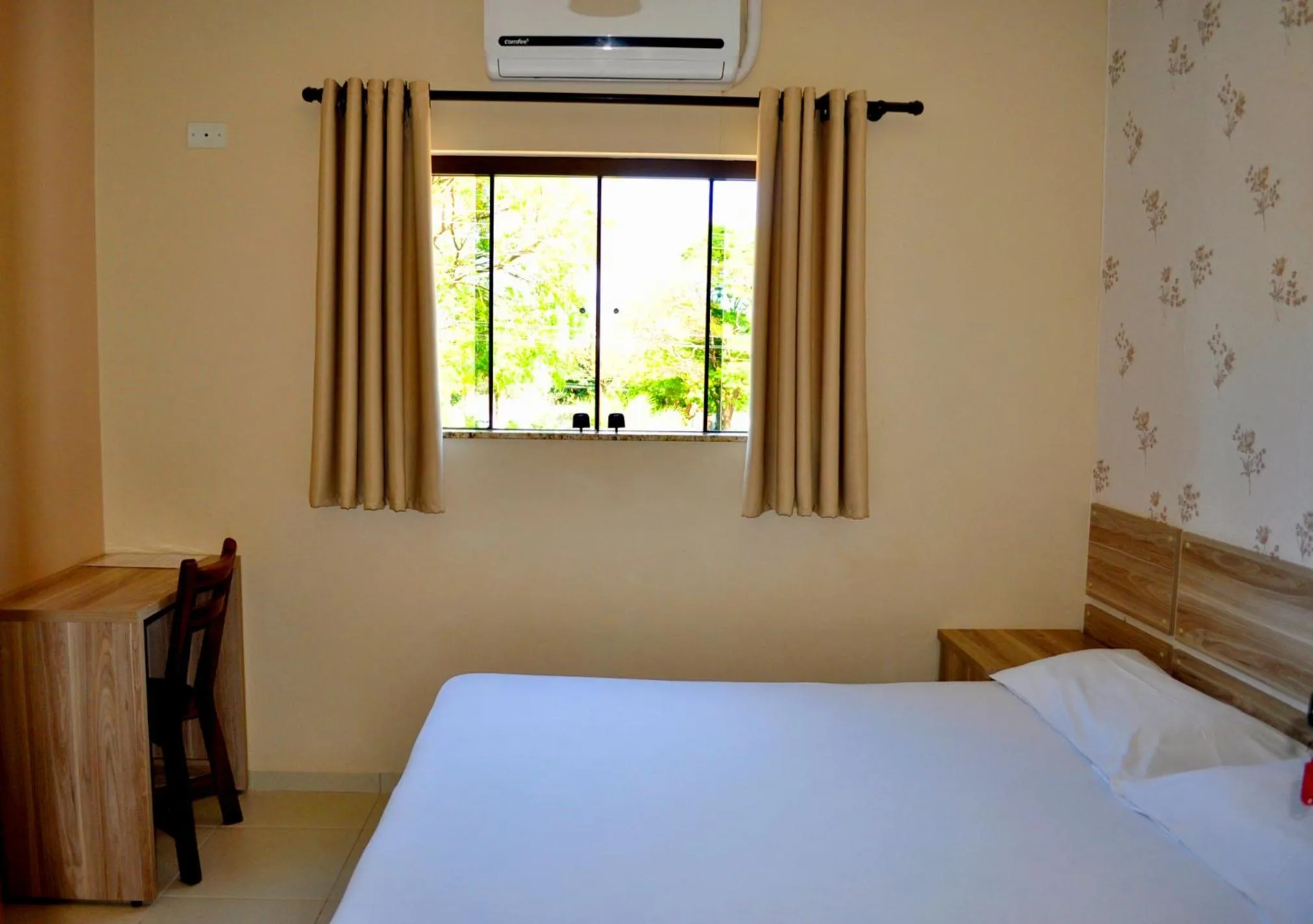 Bed in Hotel Maranhão