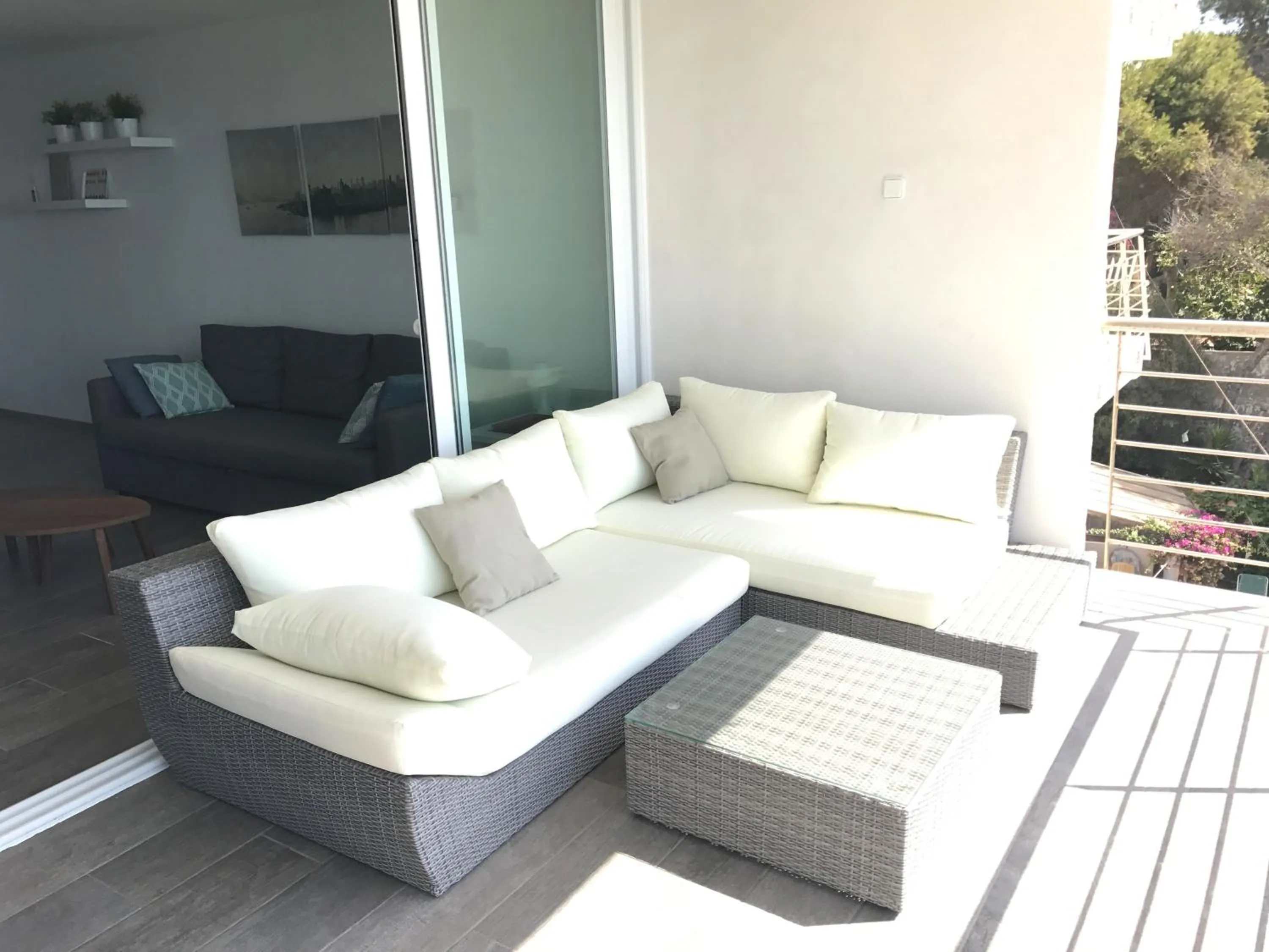 Moraira Sea front, first line, Air Conditioning, heating, First floor, 2 habs 4beds