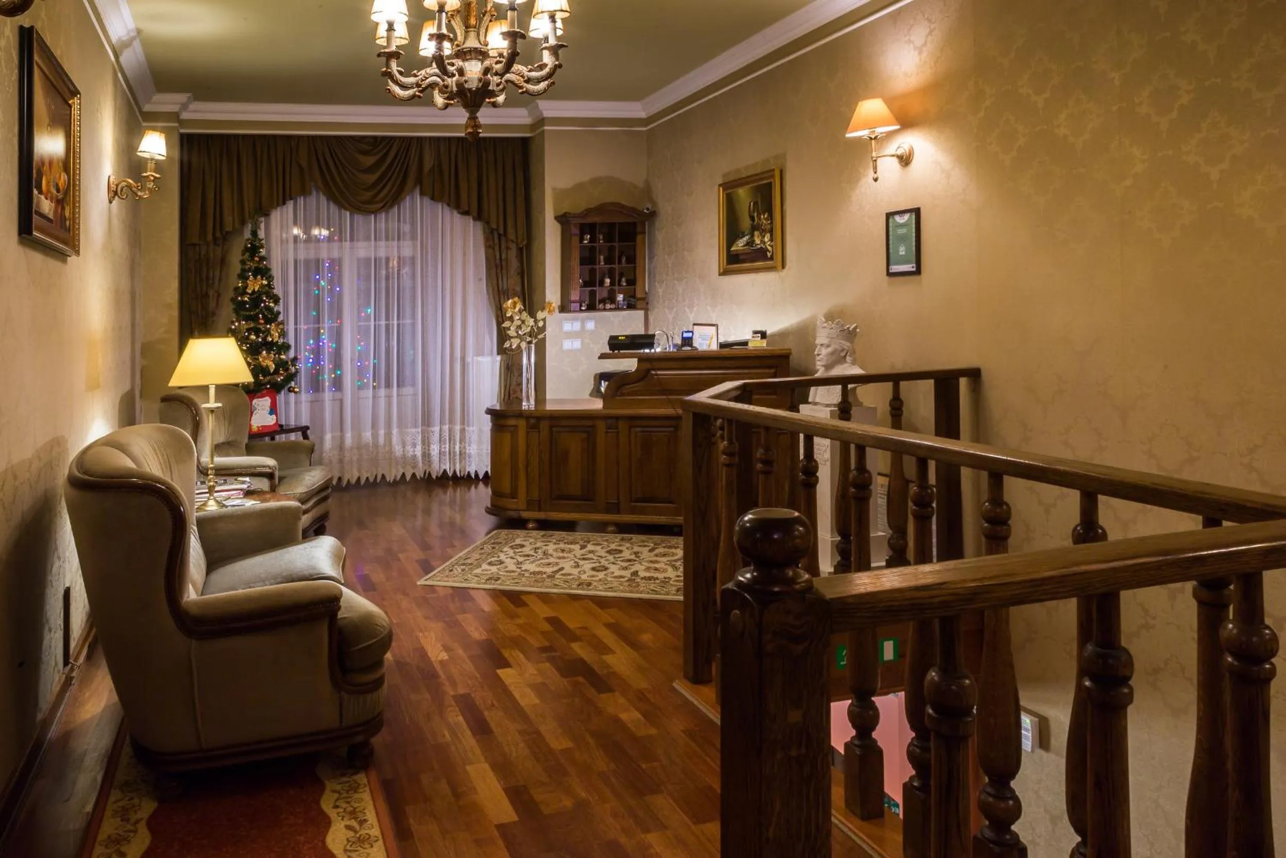 Lobby or reception in Hotel Staromiejski