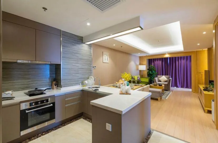 Living room in Ariva Tianjin Zhongbei Hotel & Serviced Apartment