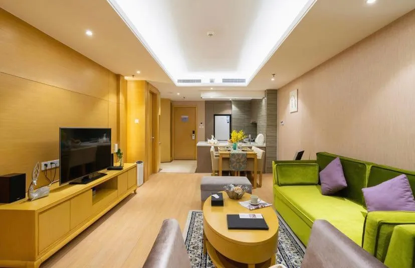 Living room in Ariva Tianjin Zhongbei Hotel & Serviced Apartment