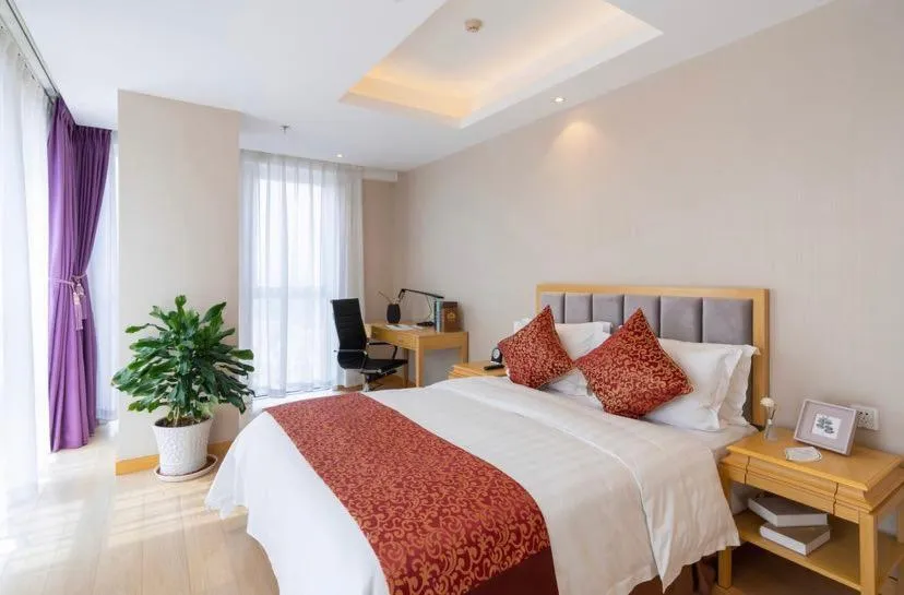 Bedroom in Ariva Tianjin Zhongbei Hotel & Serviced Apartment