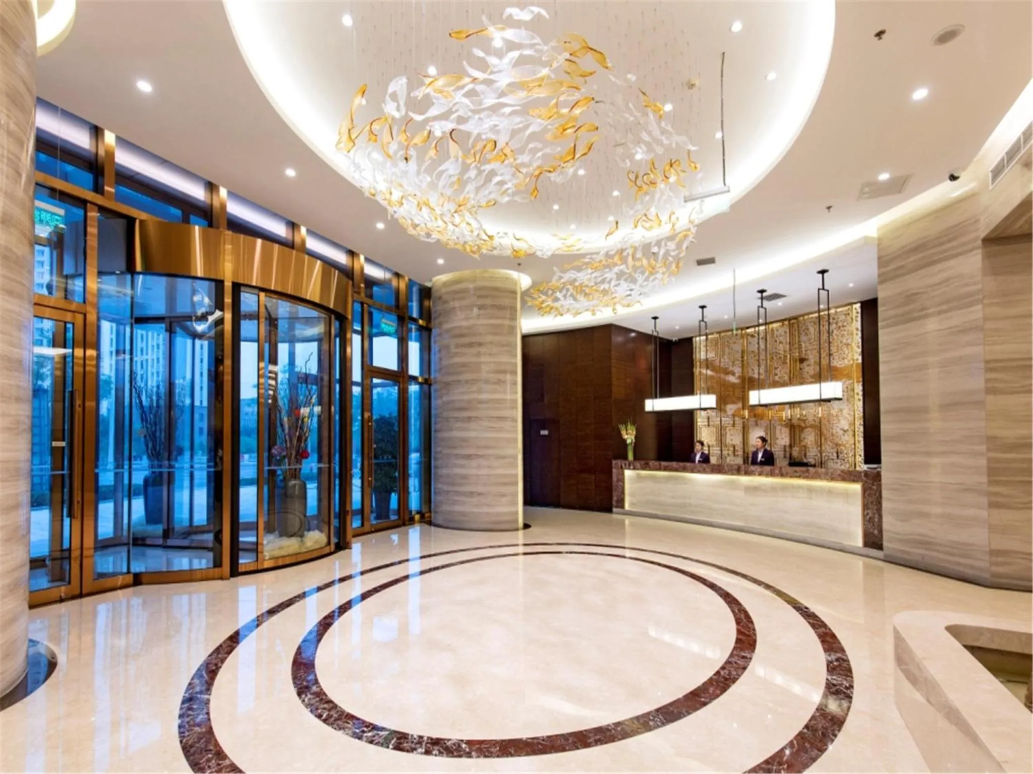 Lobby or reception in Ariva Tianjin Zhongbei Hotel & Serviced Apartment