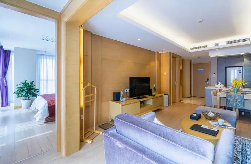 Living room in Ariva Tianjin Zhongbei Hotel & Serviced Apartment