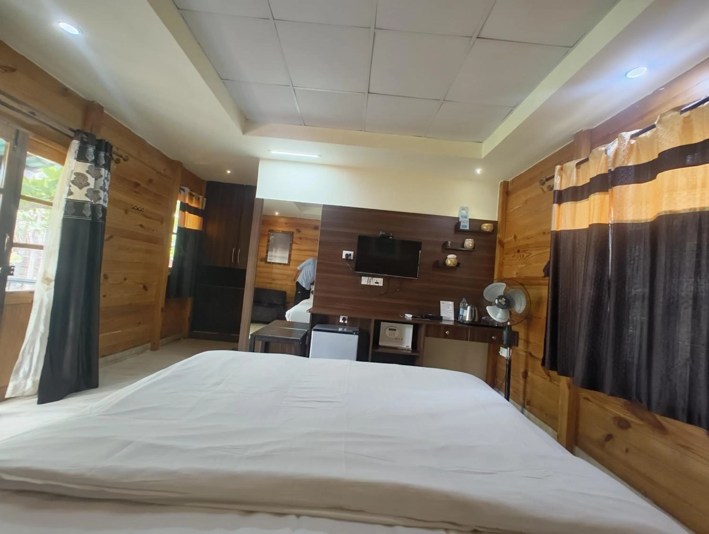 Bed in Go Green Spice & Eco Resort