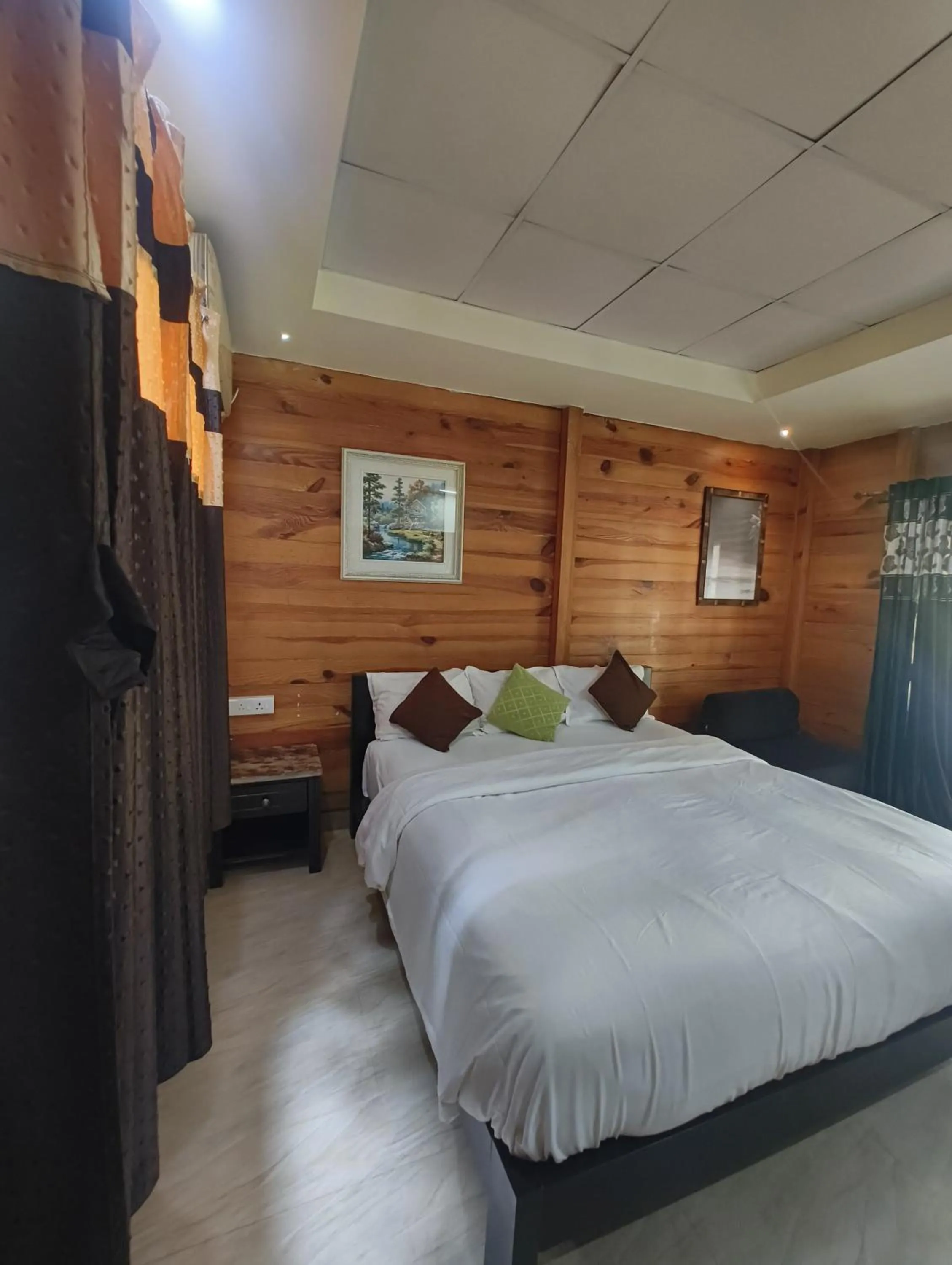 Bed in Go Green Spice & Eco Resort