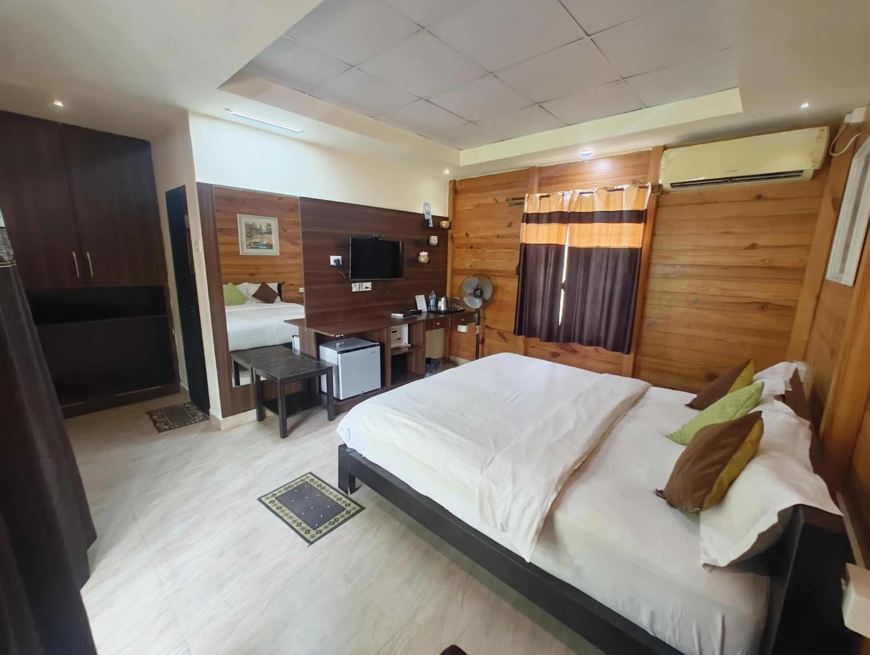 Bed in Go Green Spice & Eco Resort