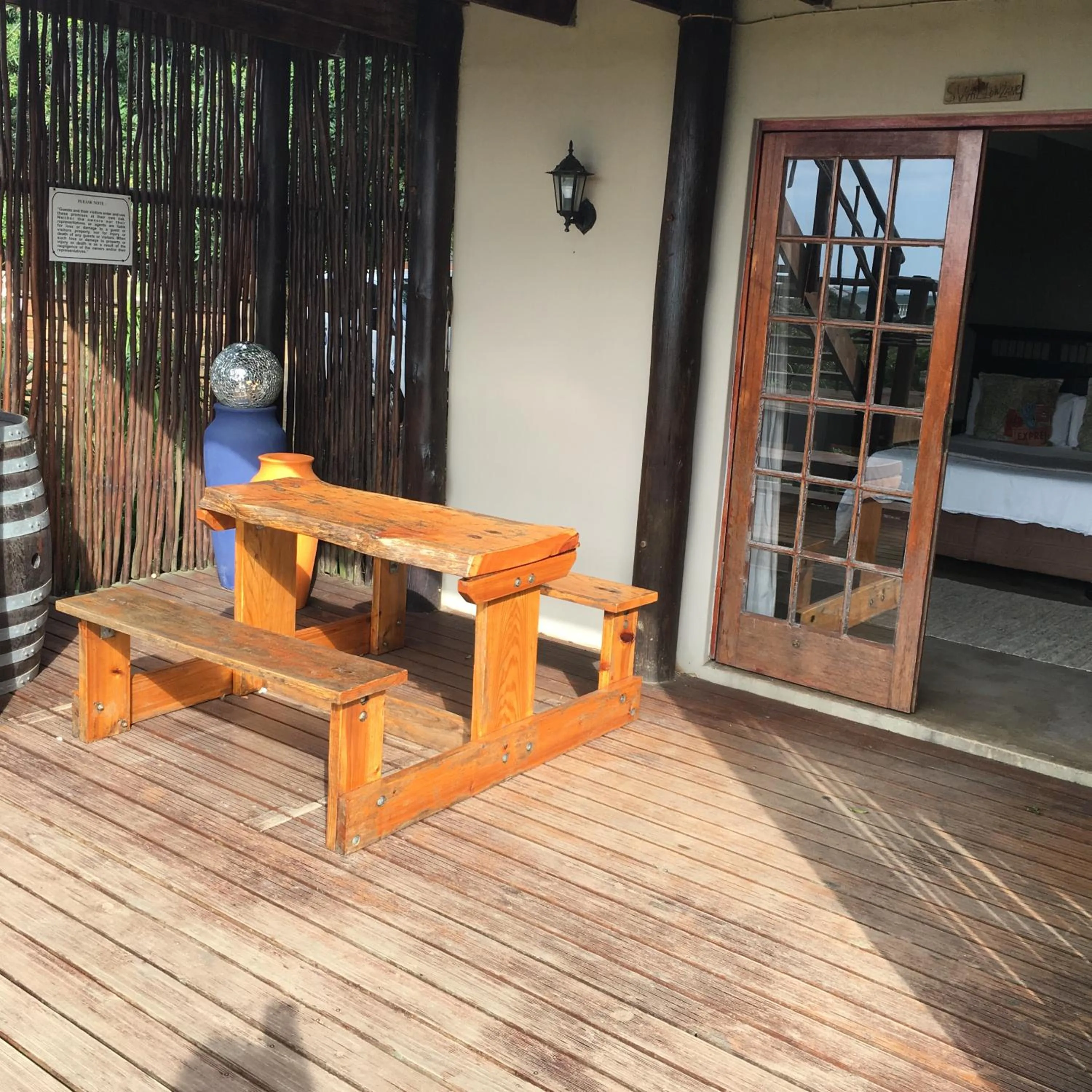 Balcony/Terrace in The Birdhouse Bed & Breakfast #NO Loadshedding #Solar Energy