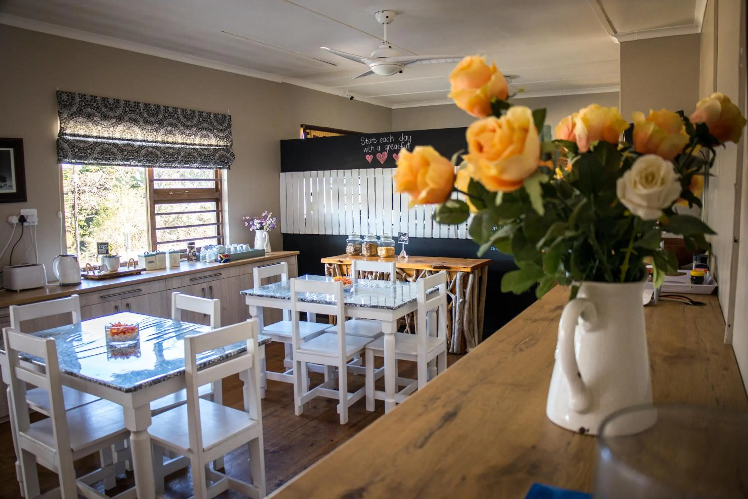Dining area in The Birdhouse Bed & Breakfast #NO Loadshedding #Solar Energy