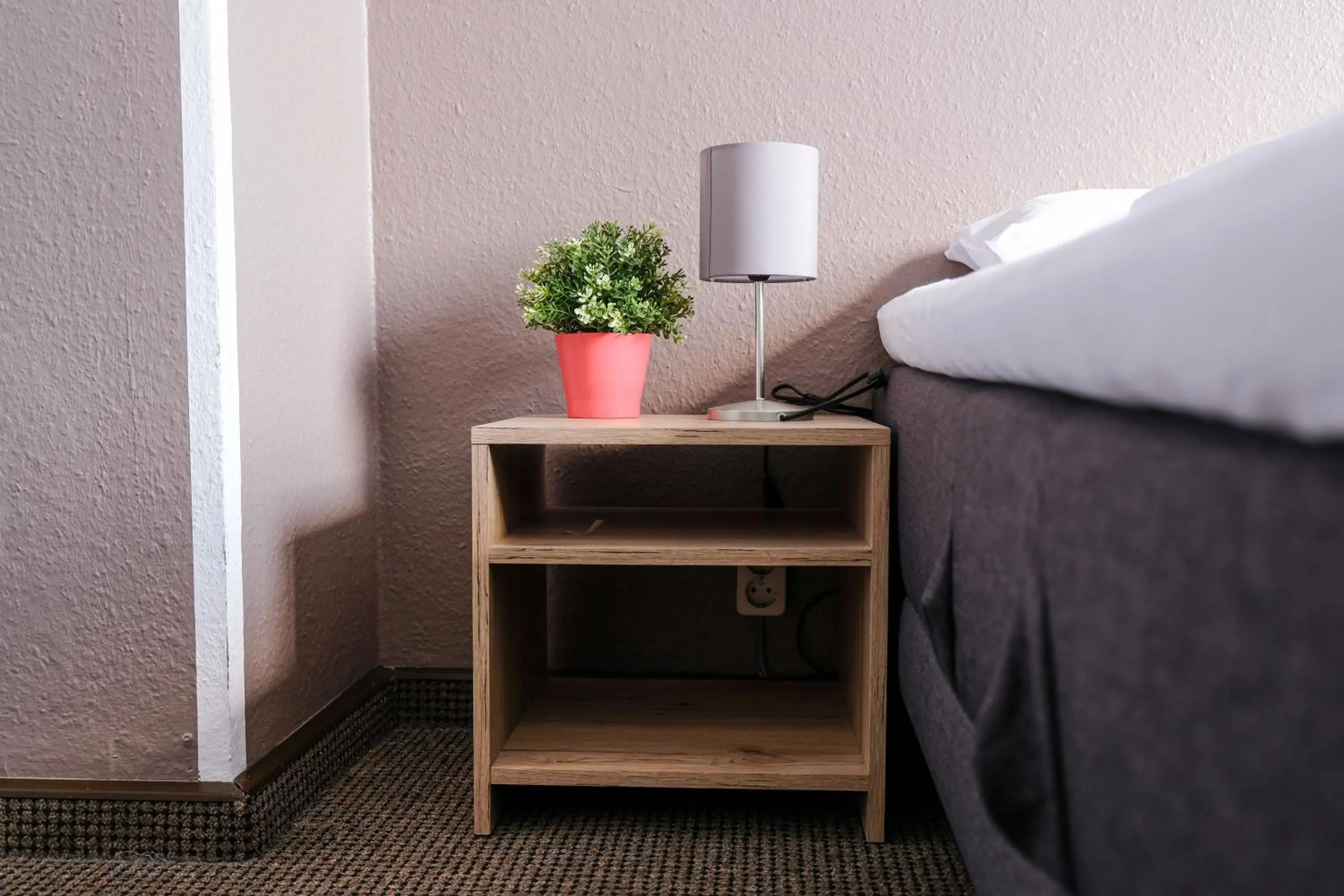 Decorative detail, Bed in Hammerbrook Hostel