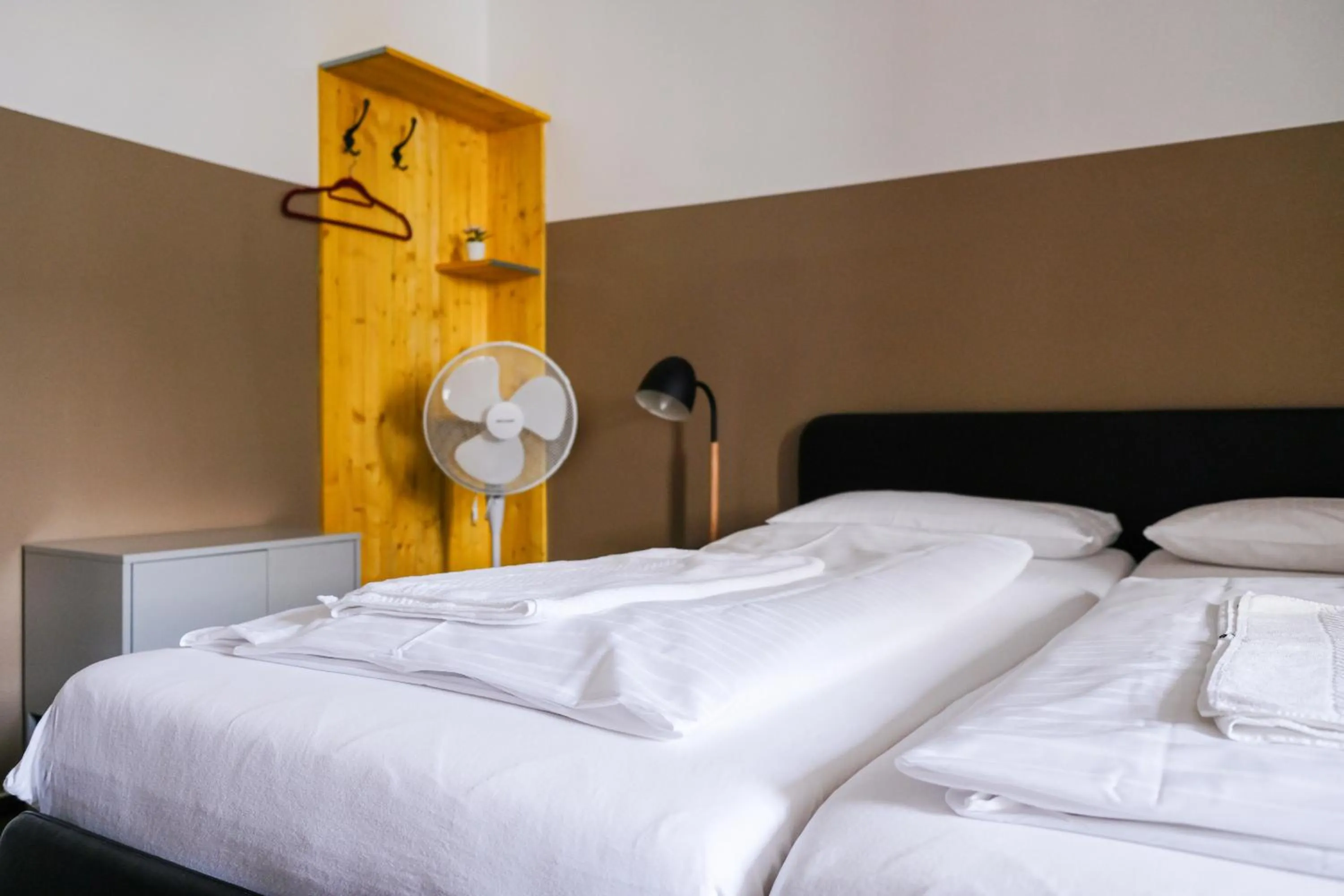 Decorative detail, Bed in Hammerbrook Hostel