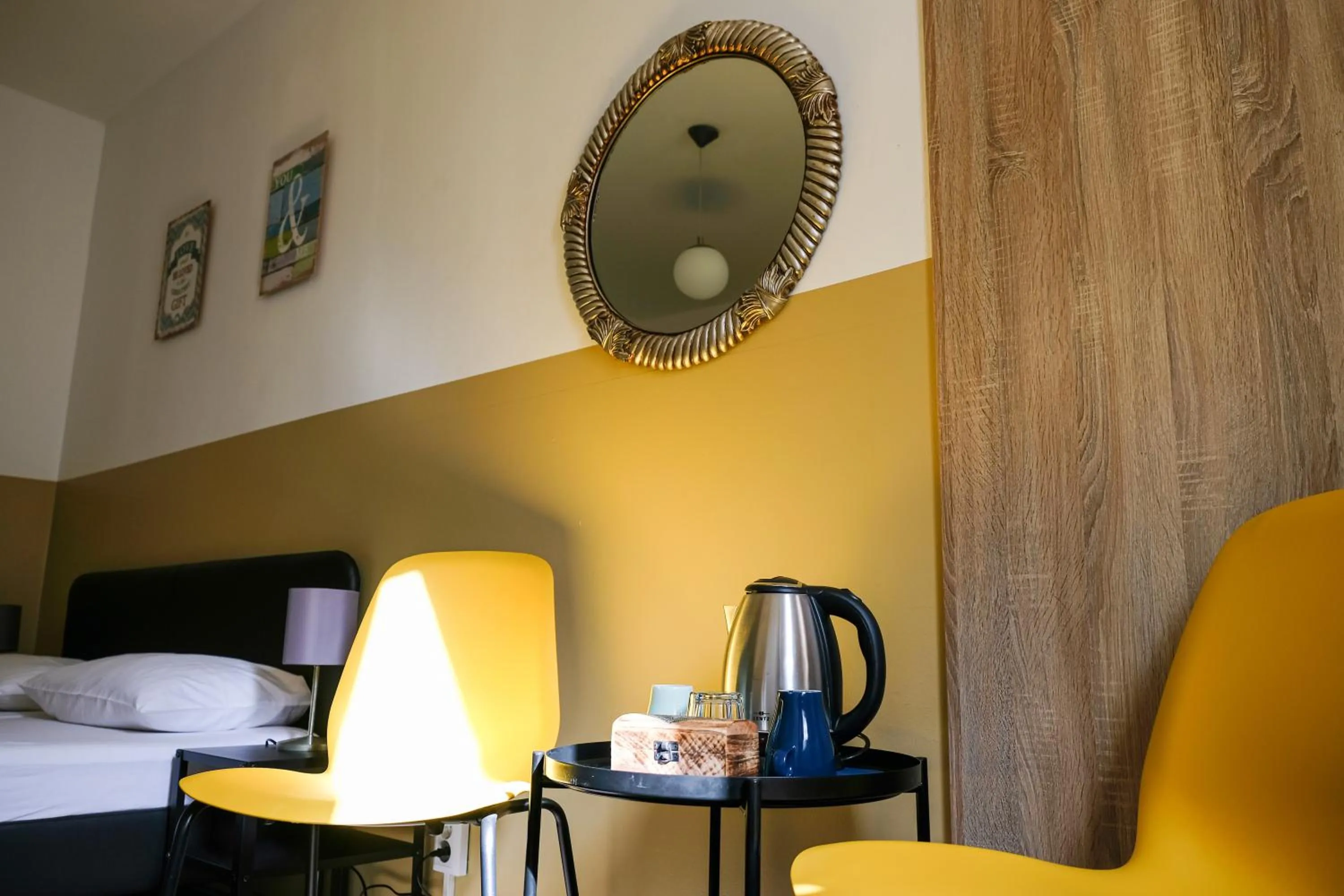 Decorative detail, Bed in Hammerbrook Hostel