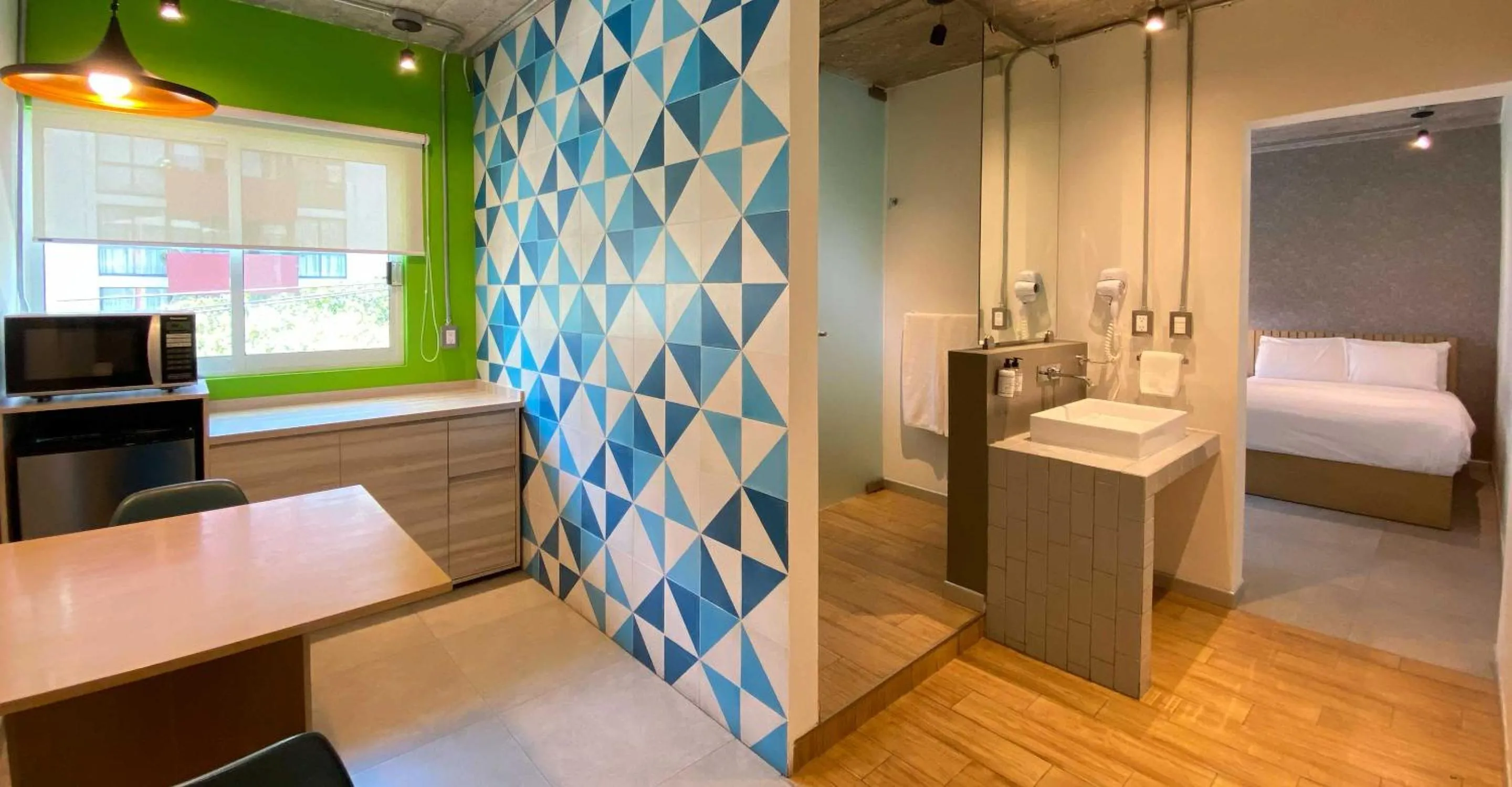 Bedroom, Bed in The Host Business Suites at WTC