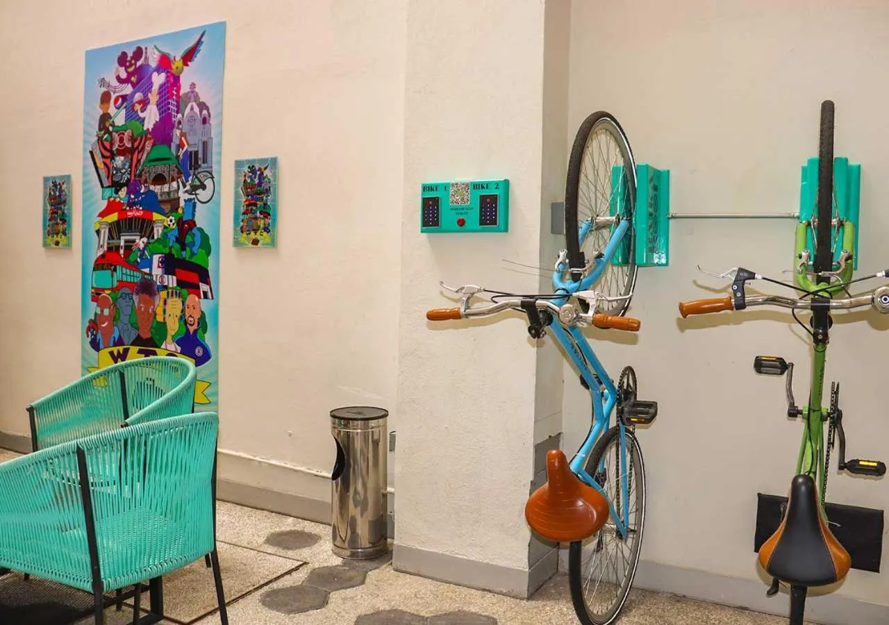 Cycling in The Host Business Suites at WTC