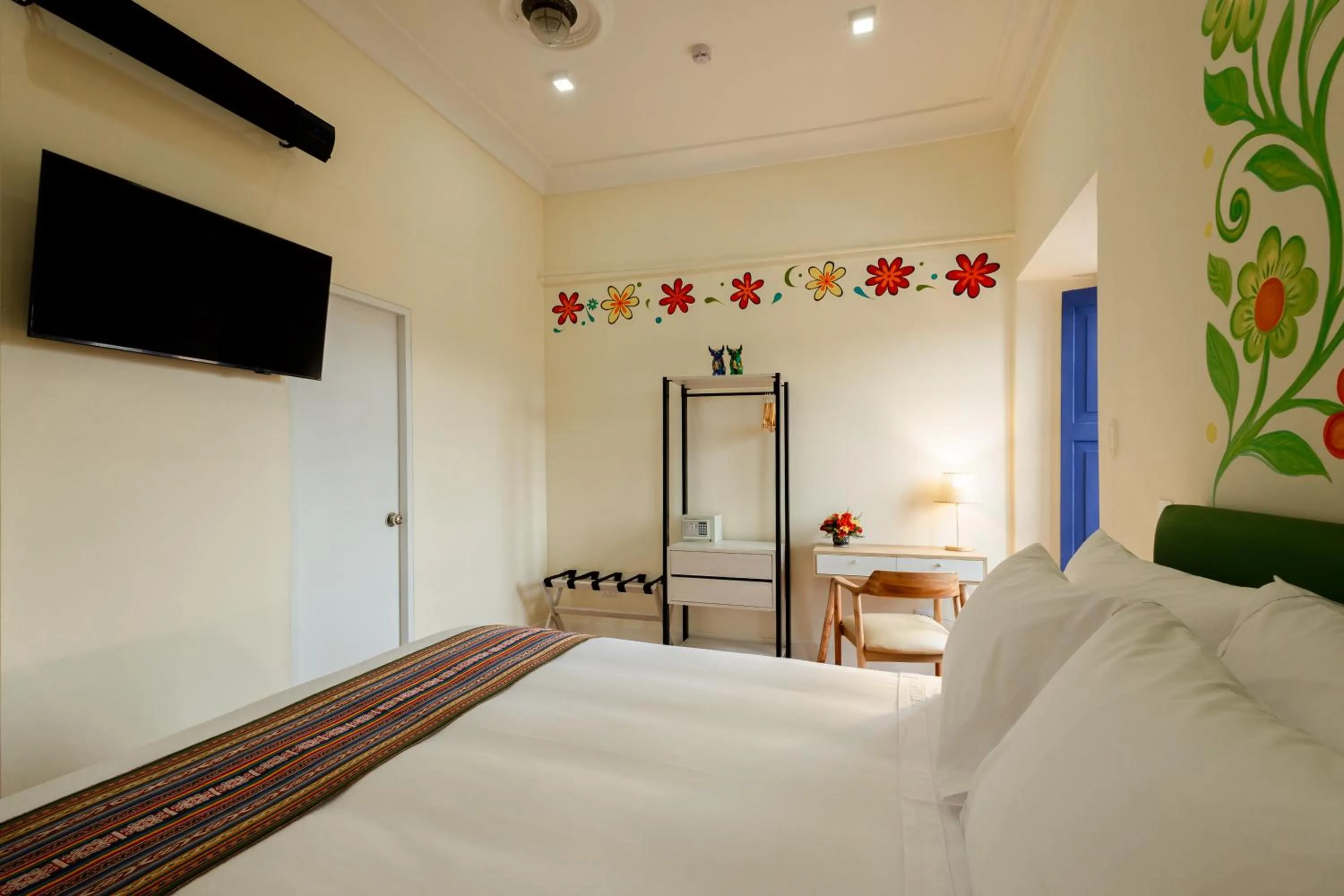 TV and multimedia, Bed in 7 Toritos Hotel Boutique by Hacienda