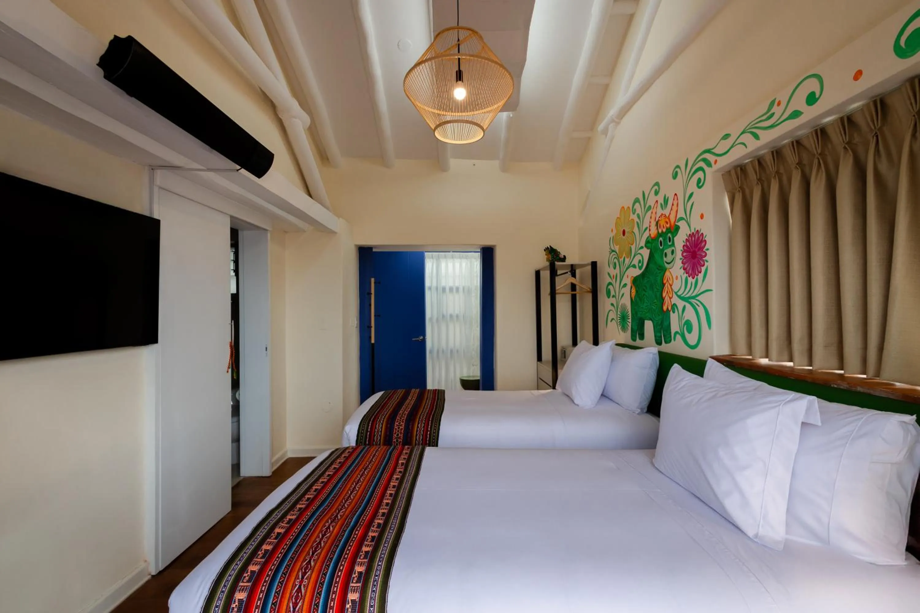 Bed in 7 Toritos Hotel Boutique by Hacienda