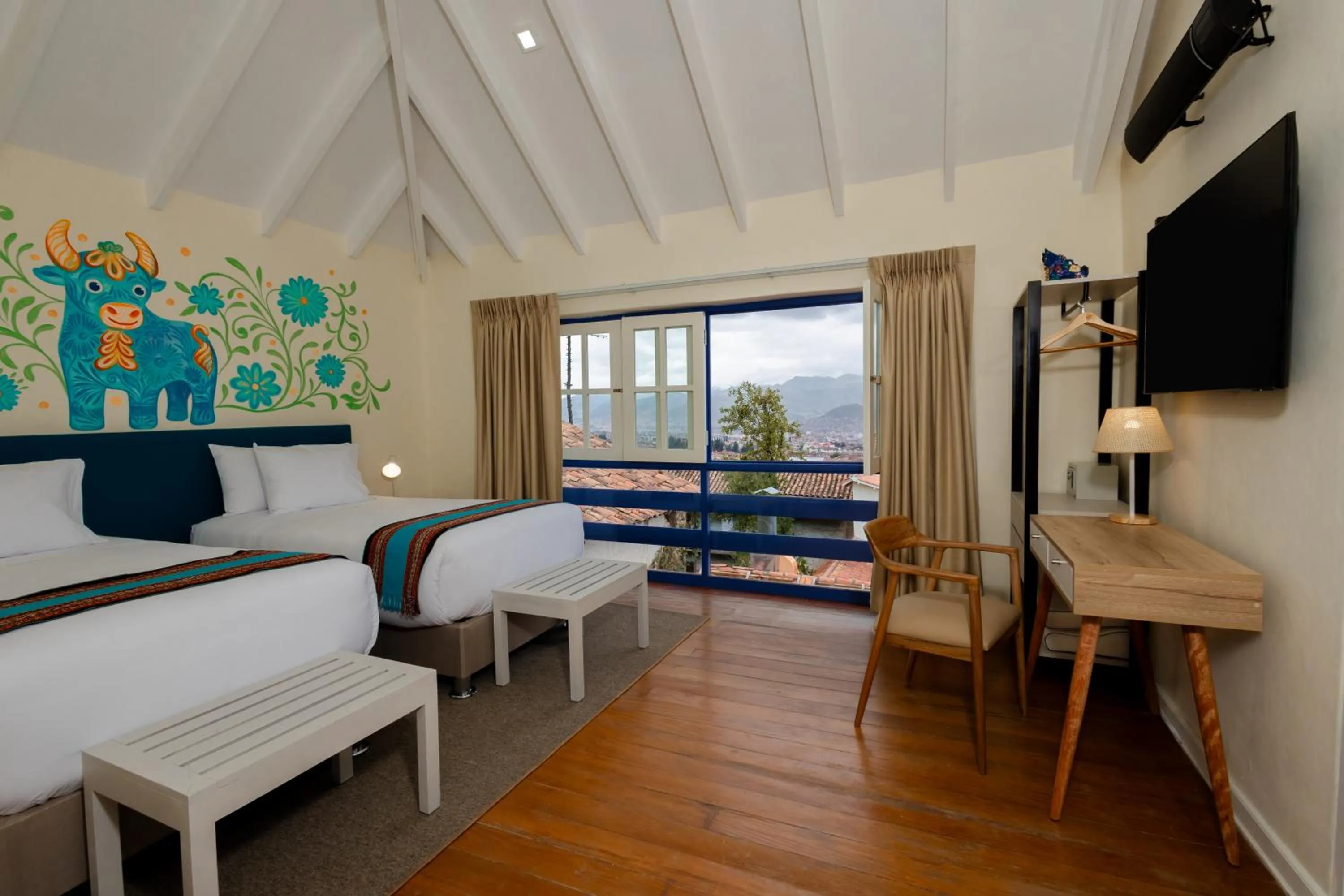 TV and multimedia, Bed in 7 Toritos Hotel Boutique by Hacienda