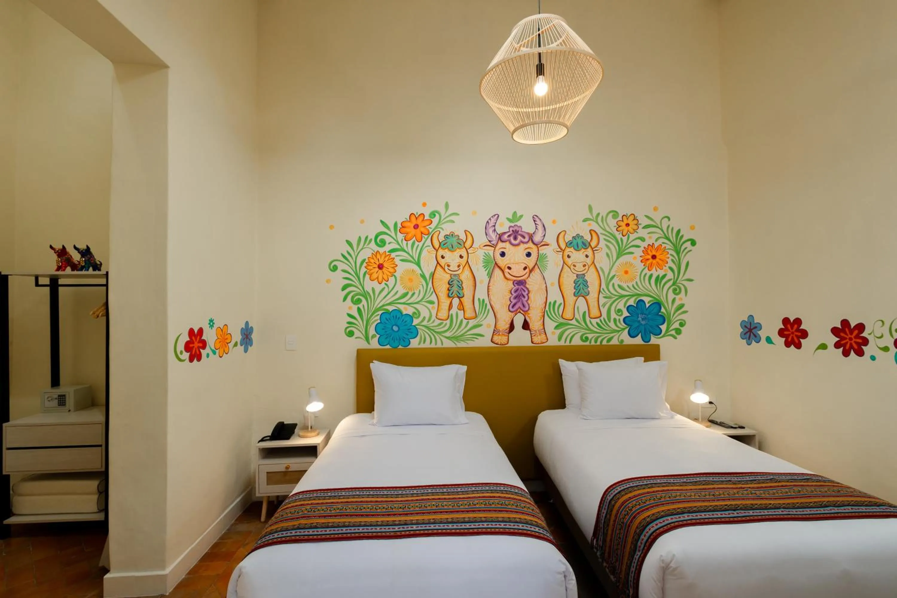 Bed in 7 Toritos Hotel Boutique by Hacienda