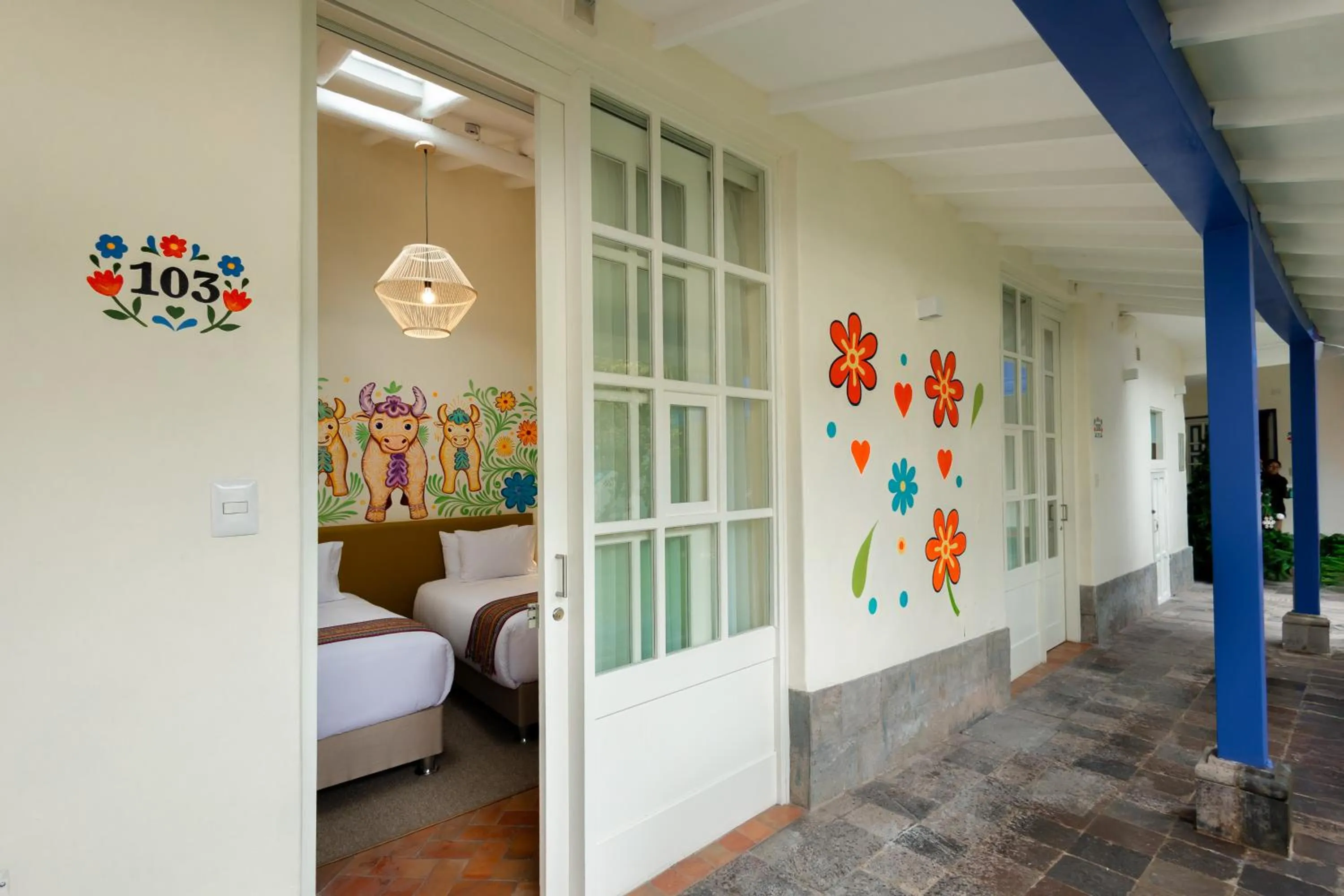 Garden view, Bed in 7 Toritos Hotel Boutique by Hacienda