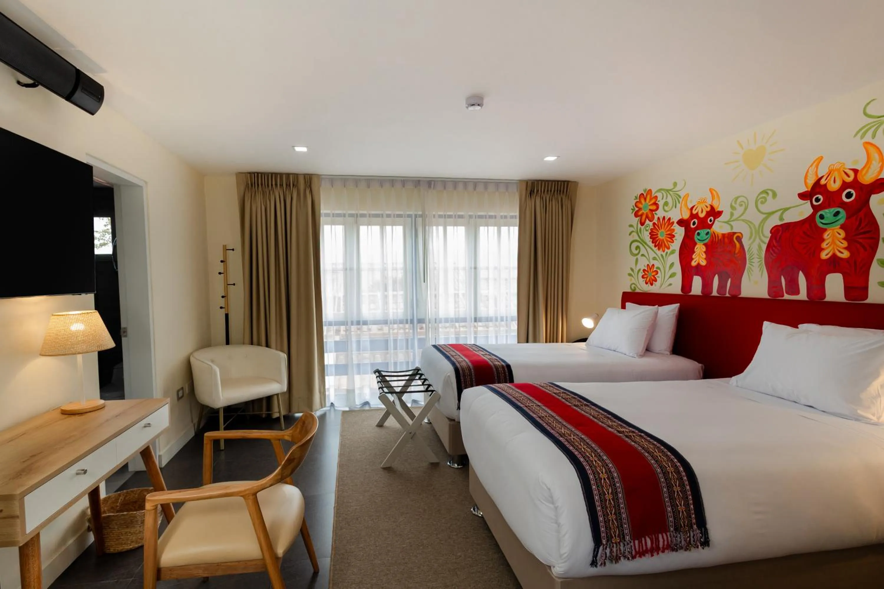 TV and multimedia, Bed in 7 Toritos Hotel Boutique by Hacienda