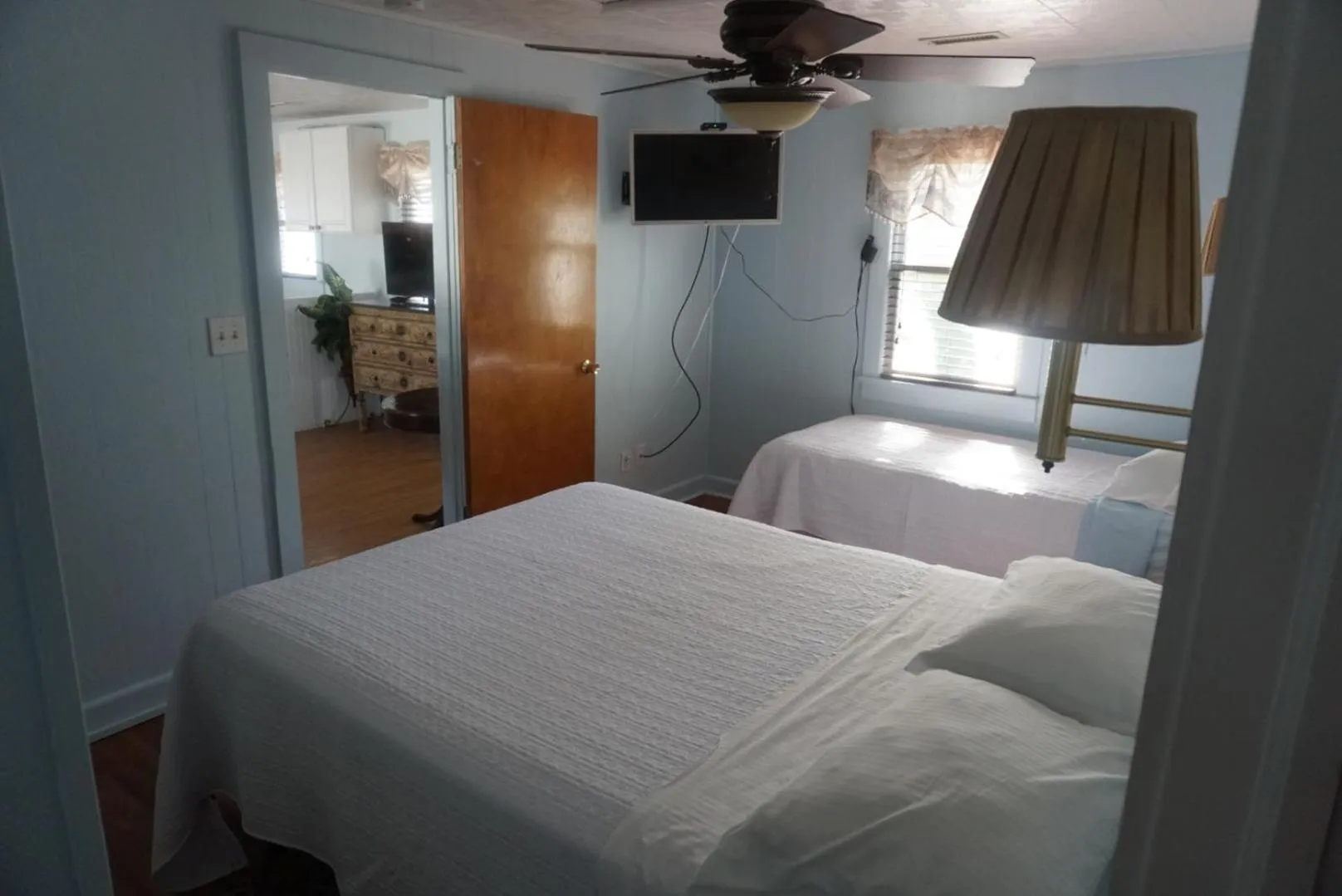 Bed in Outer Banks Motel - Village Accommodations