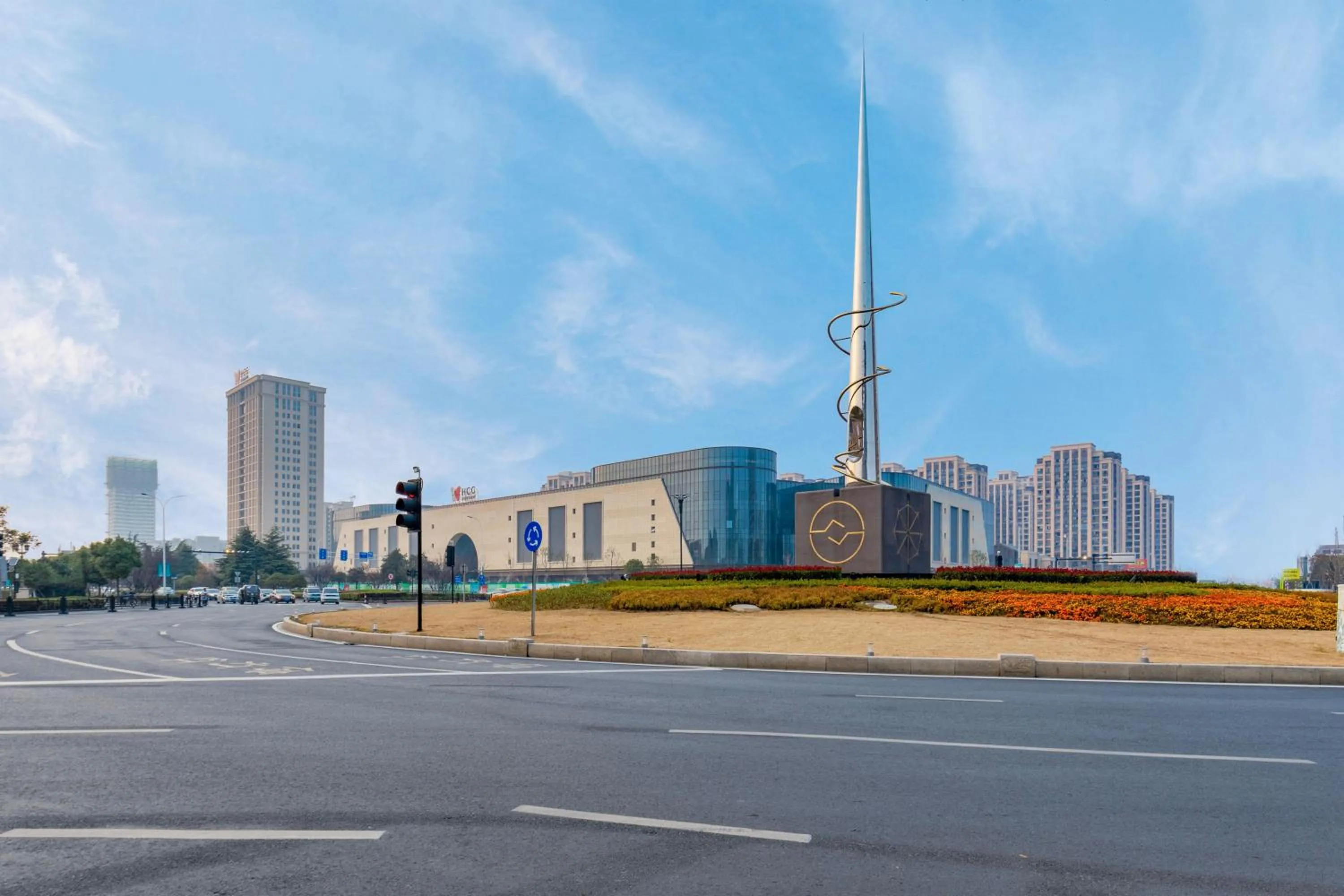 City view in Huzhou Wealth Hotel