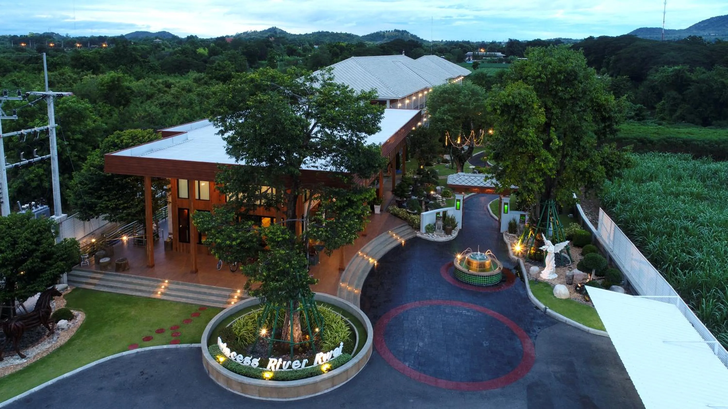 Bird's eye view in Princess River Kwai Hotel