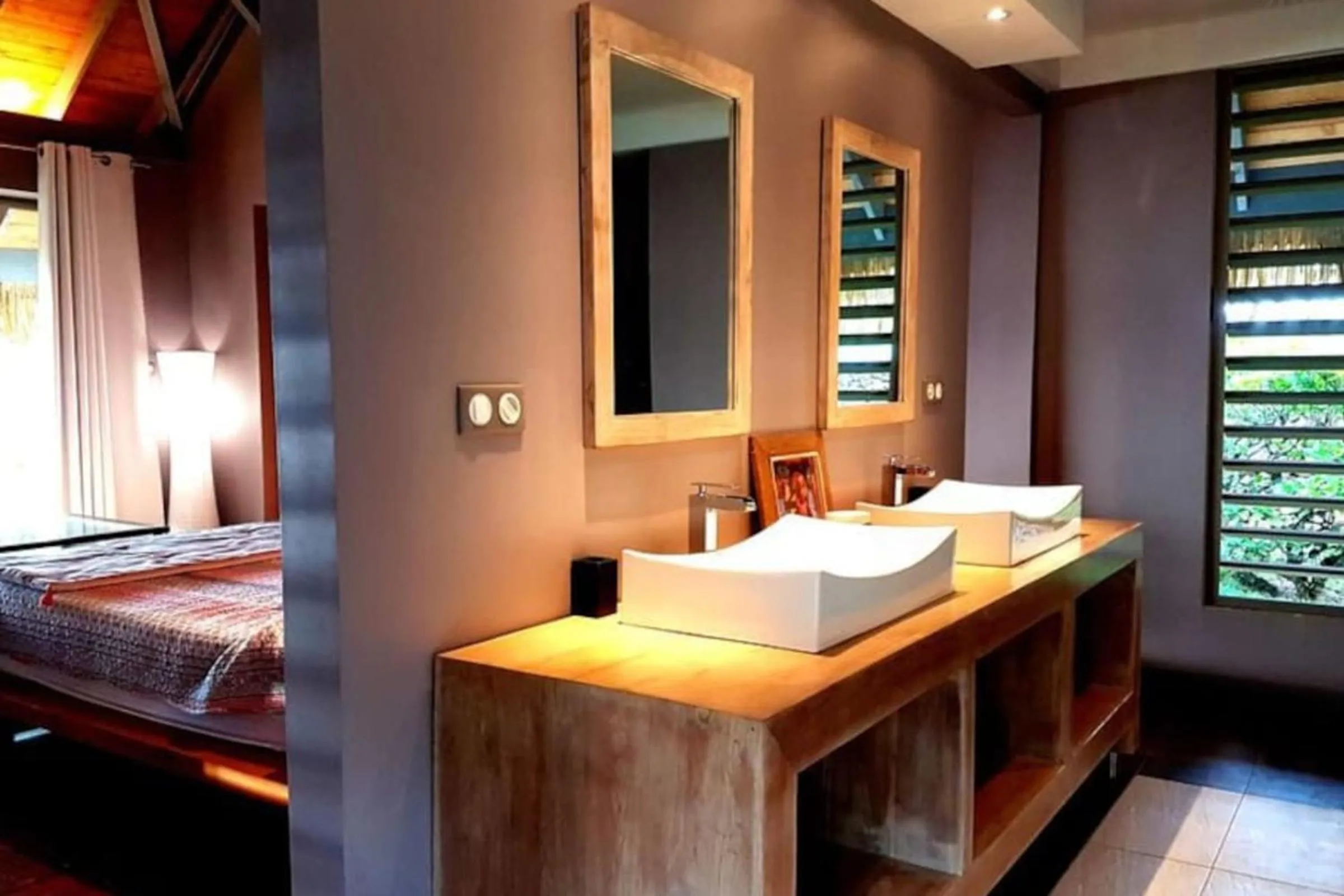 Bed in Villa Meheana