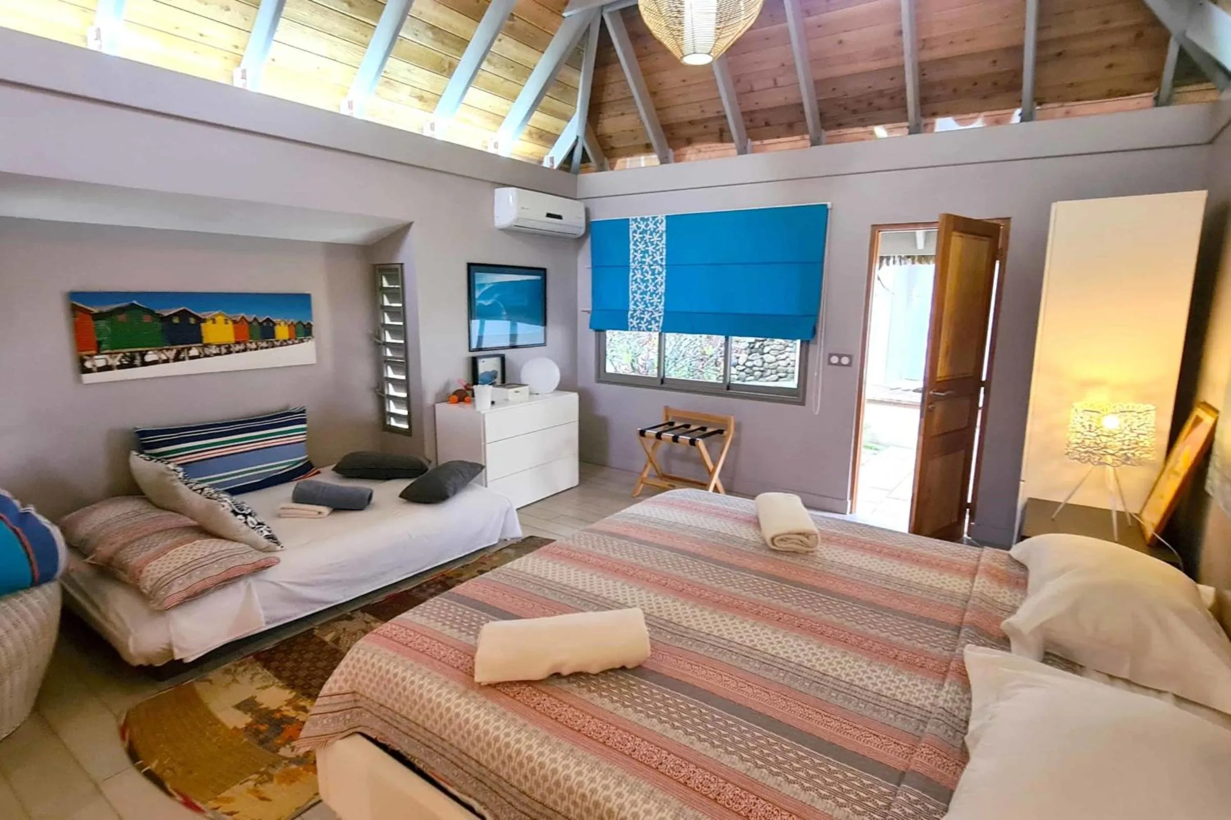 Bed in Villa Meheana