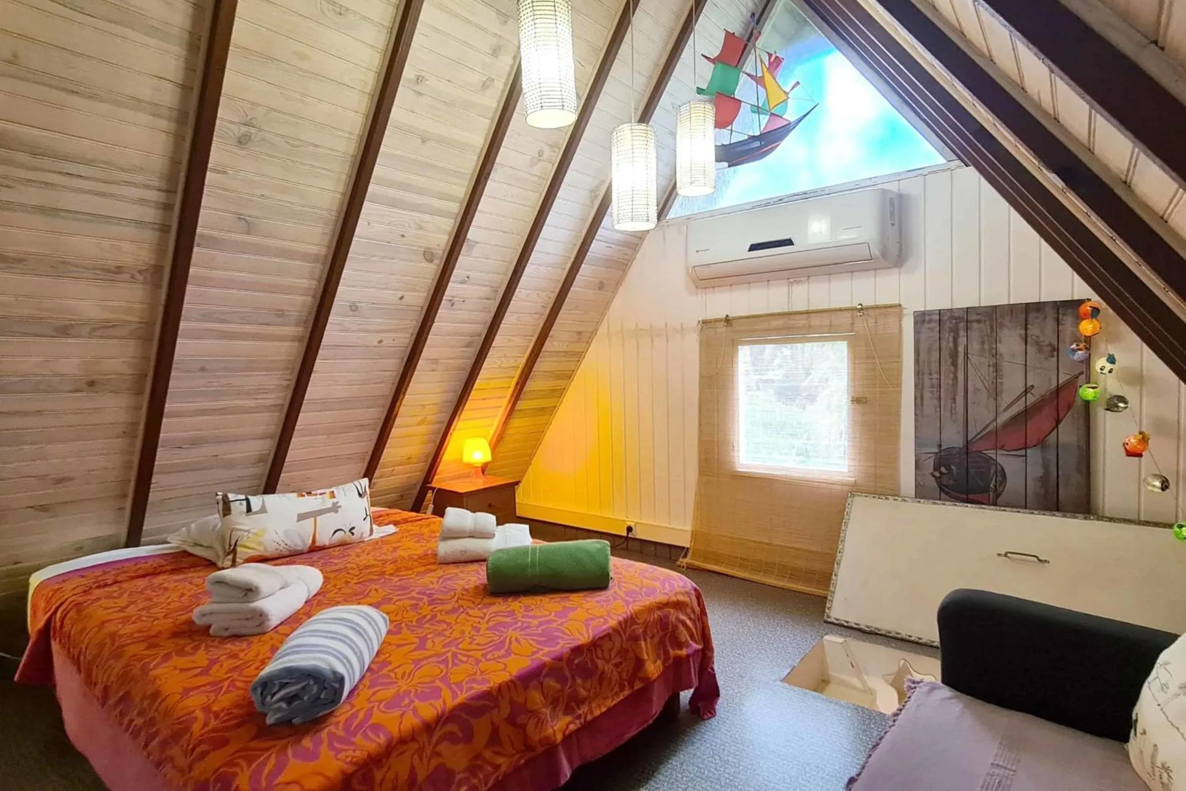 Bed in Villa Meheana