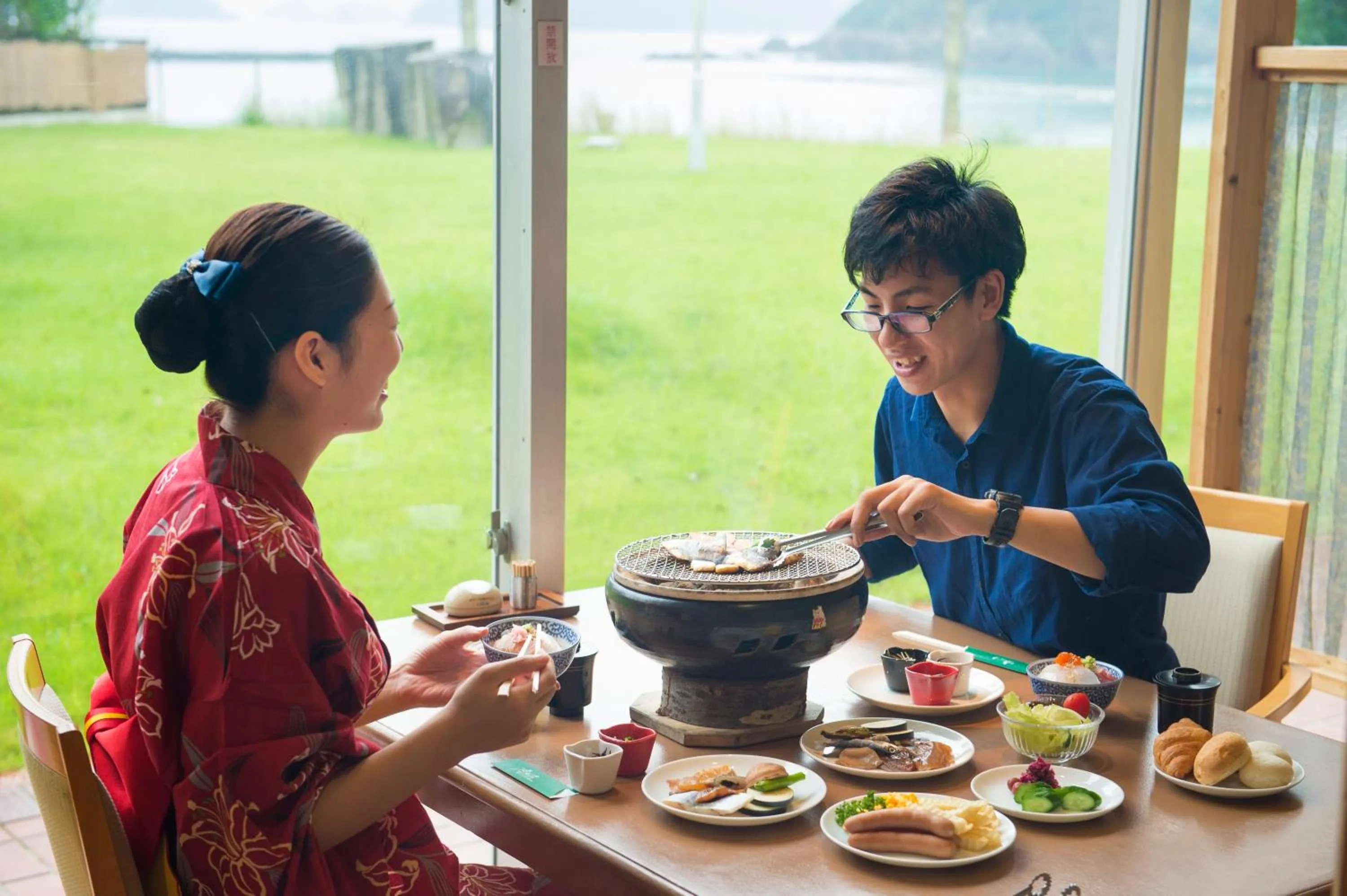 Buffet breakfast in Hotel Tokinoza