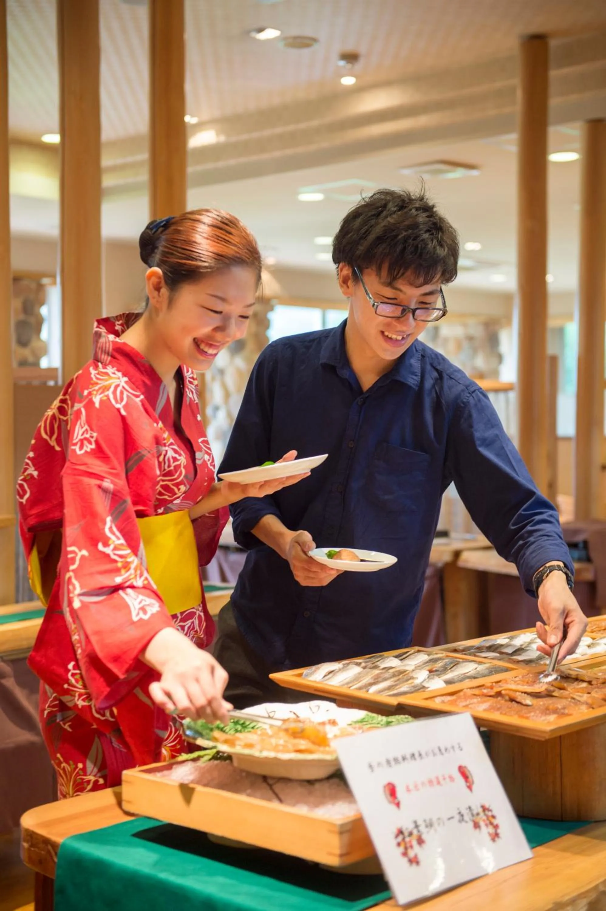 Buffet breakfast in Hotel Tokinoza