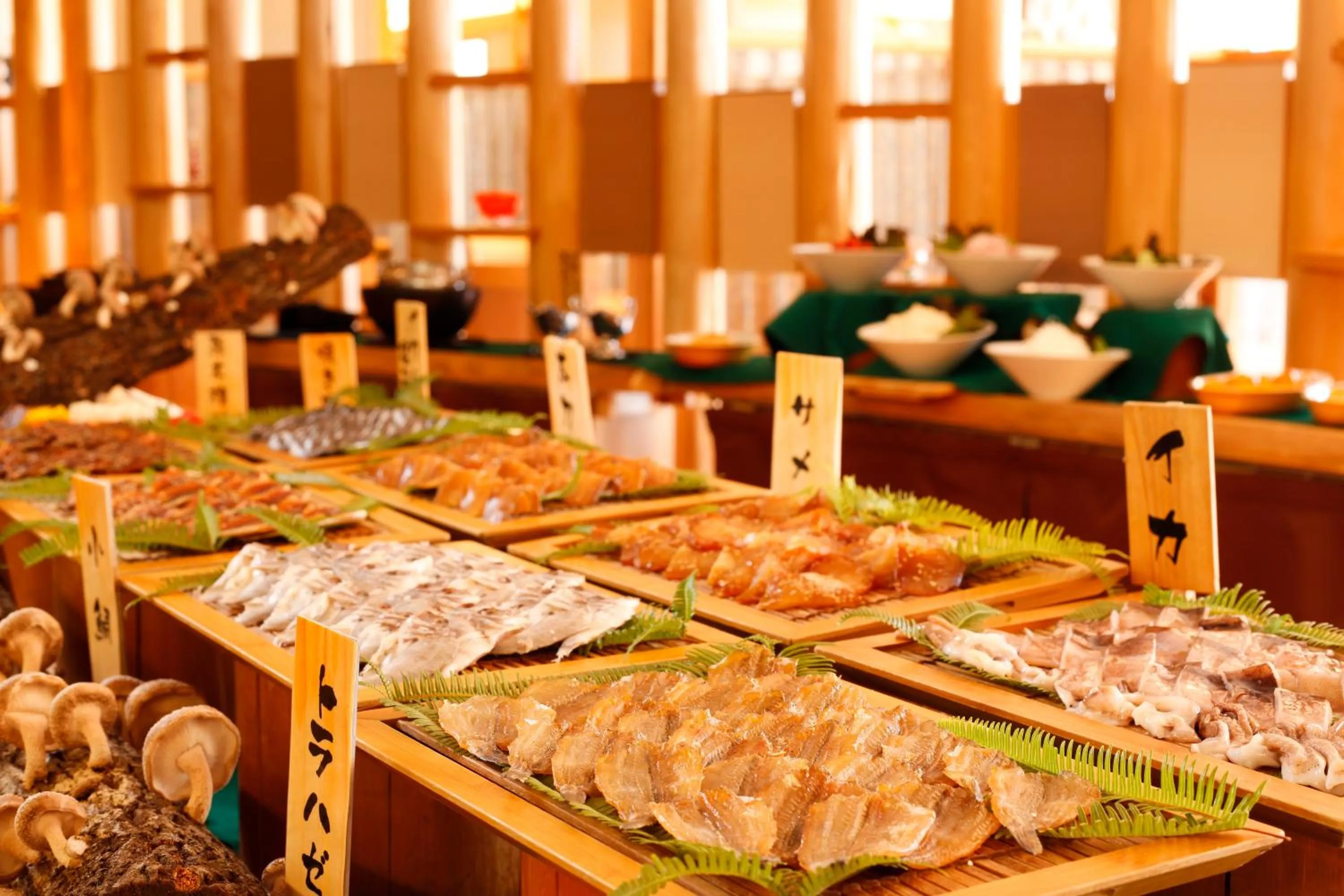 Buffet breakfast in Hotel Tokinoza