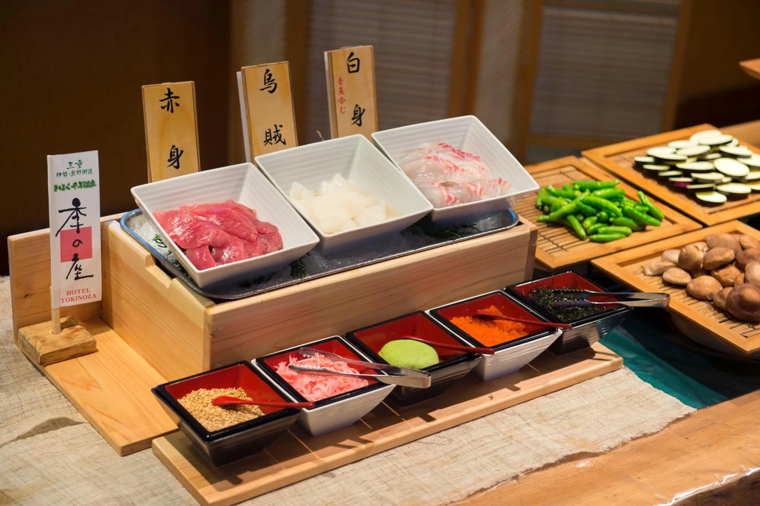 Buffet breakfast in Hotel Tokinoza