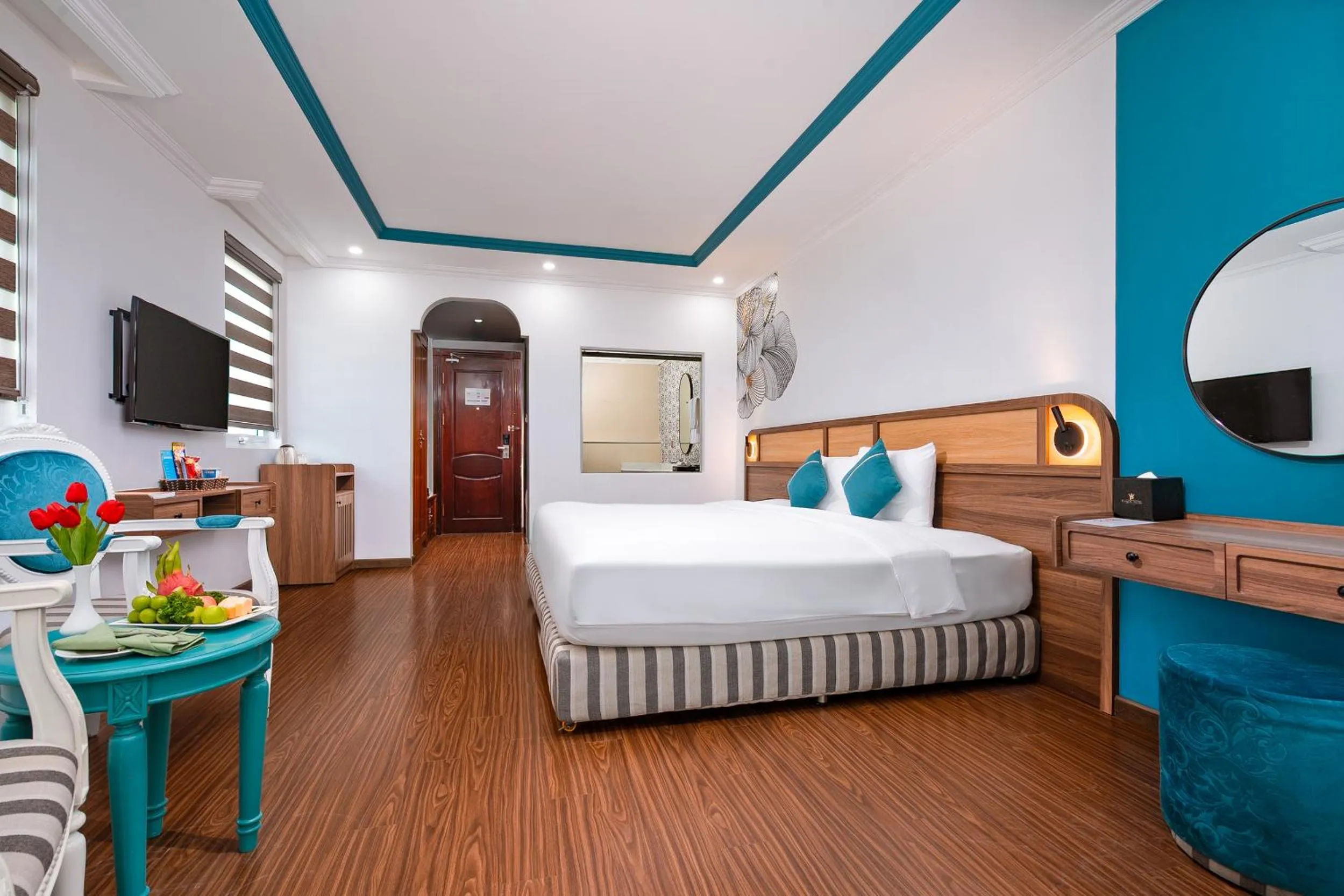 Bed in Paracel Beach Hotel