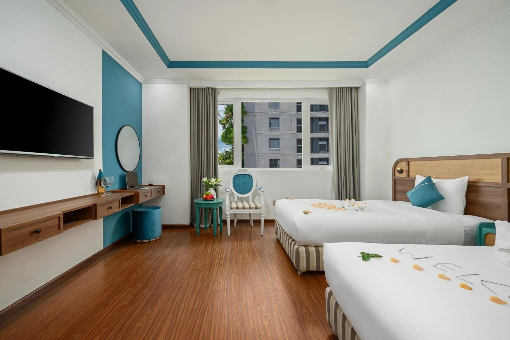 Bed in Paracel Beach Hotel