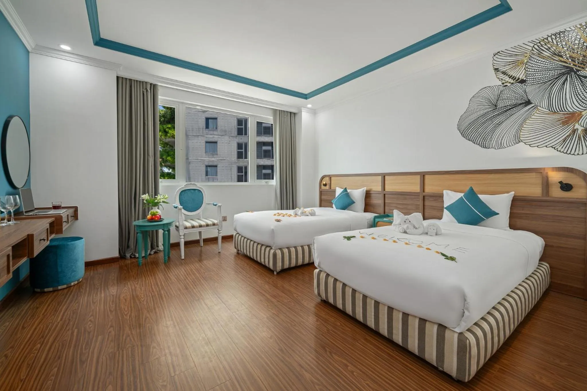 Bed in Paracel Beach Hotel