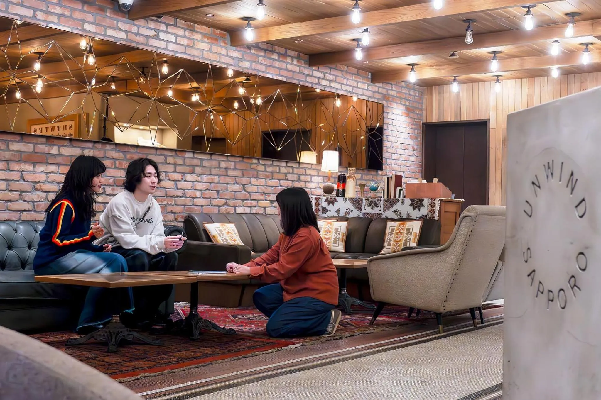 Lobby or reception in UNWIND HOTEL & BAR Sapporo