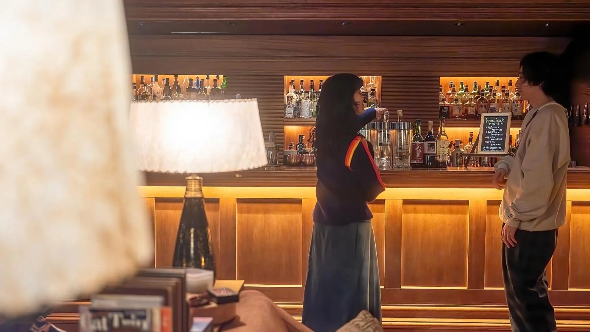 Lounge or bar in UNWIND HOTEL & BAR Sapporo