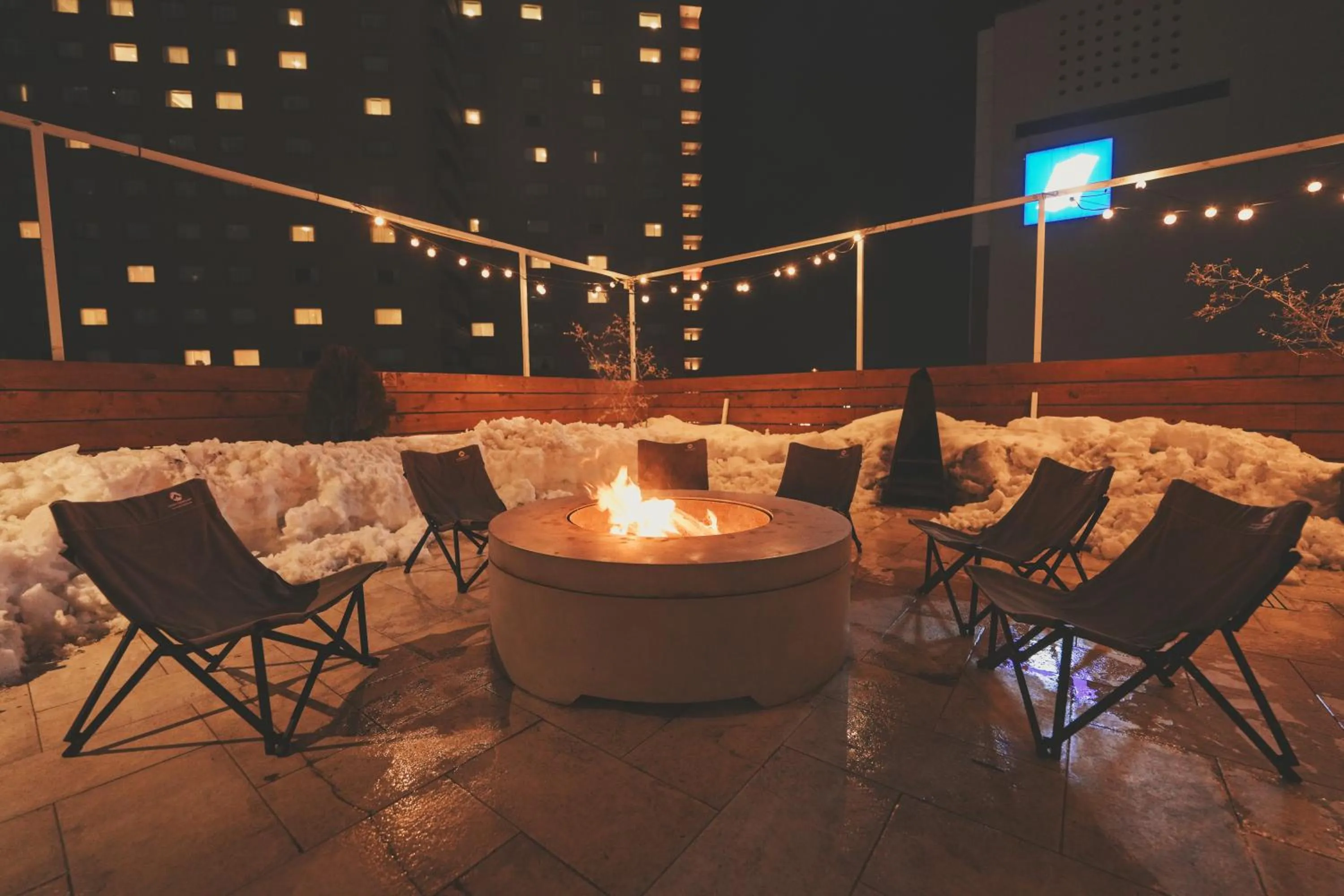 fireplace in UNWIND HOTEL & BAR Sapporo